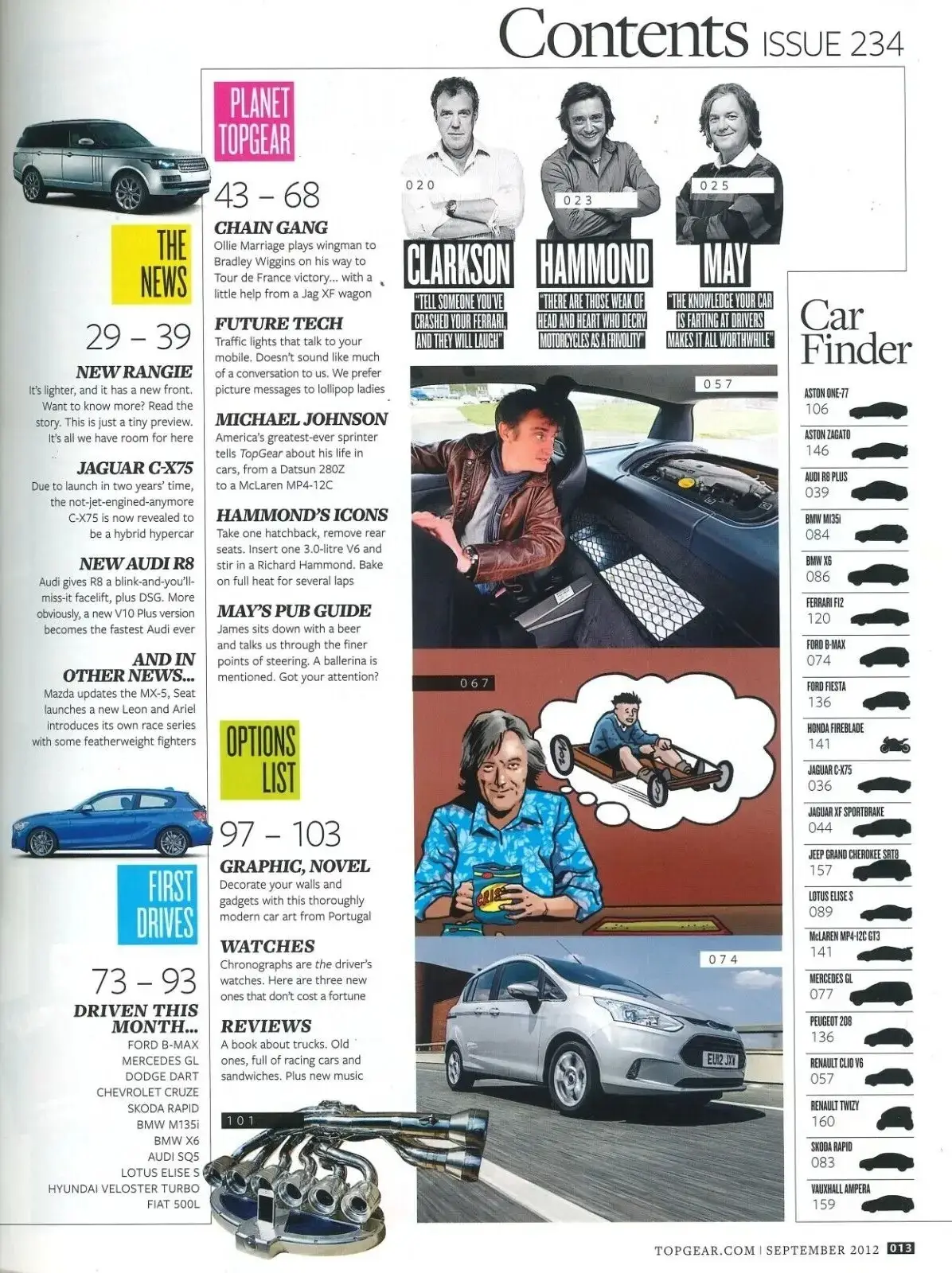 BBC Top Gear Magazine: Issue #234, Ferrari F12, BMW X6, Sept 2012 (Slight Wear) - image 4 | Free standard UK delivery included | Discount Quality Products