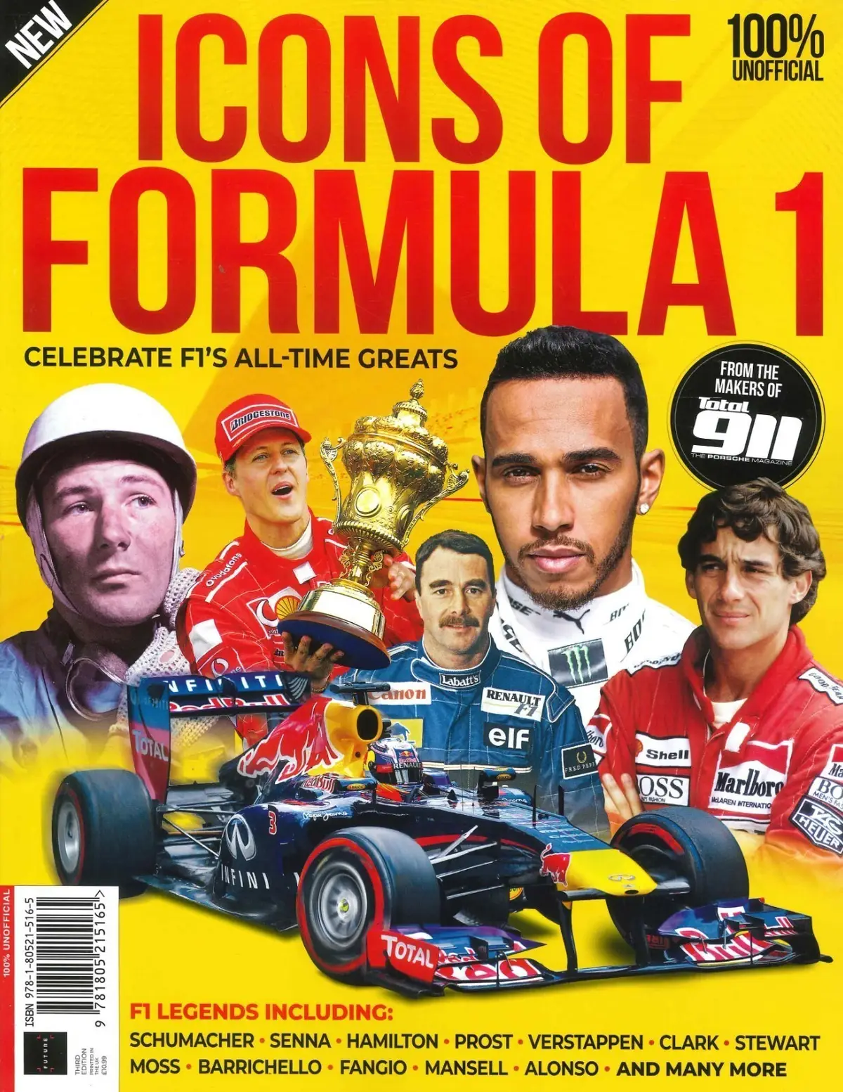 Icons of Formula 1 Magazine: F1 Legends, Schumacher, Lewis Hamilton, Verstappen