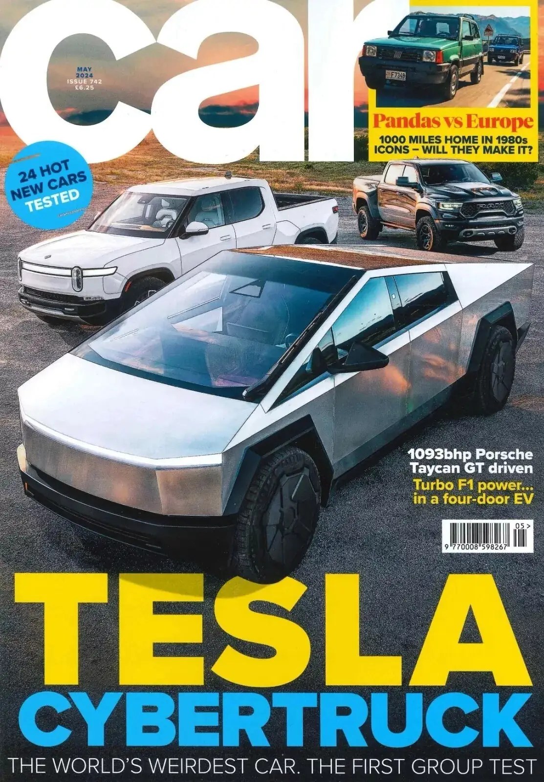 Car Magazine: Tesla Cybertruck, Porsche Taycan, Stefan Johansson, BMW, May 2024