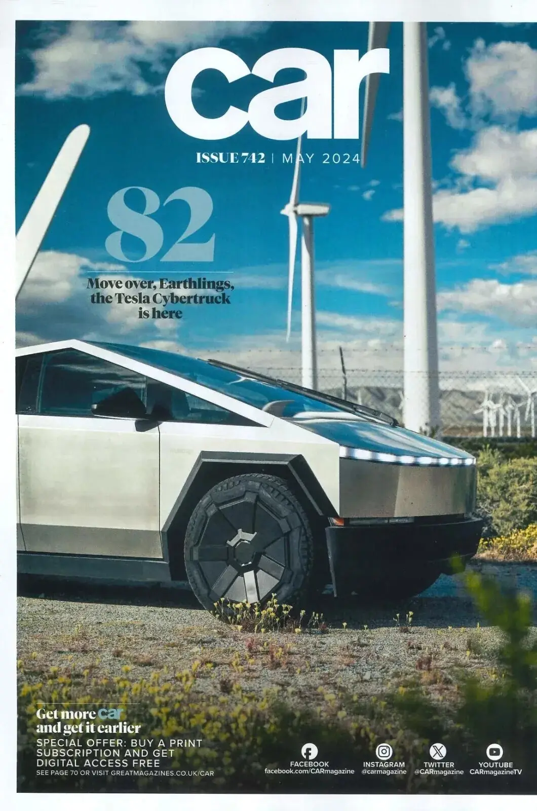 Car Magazine: Tesla Cybertruck, Porsche Taycan, Stefan Johansson, BMW, May 2024 - image 2 | Free standard UK delivery included | Discount Quality Products