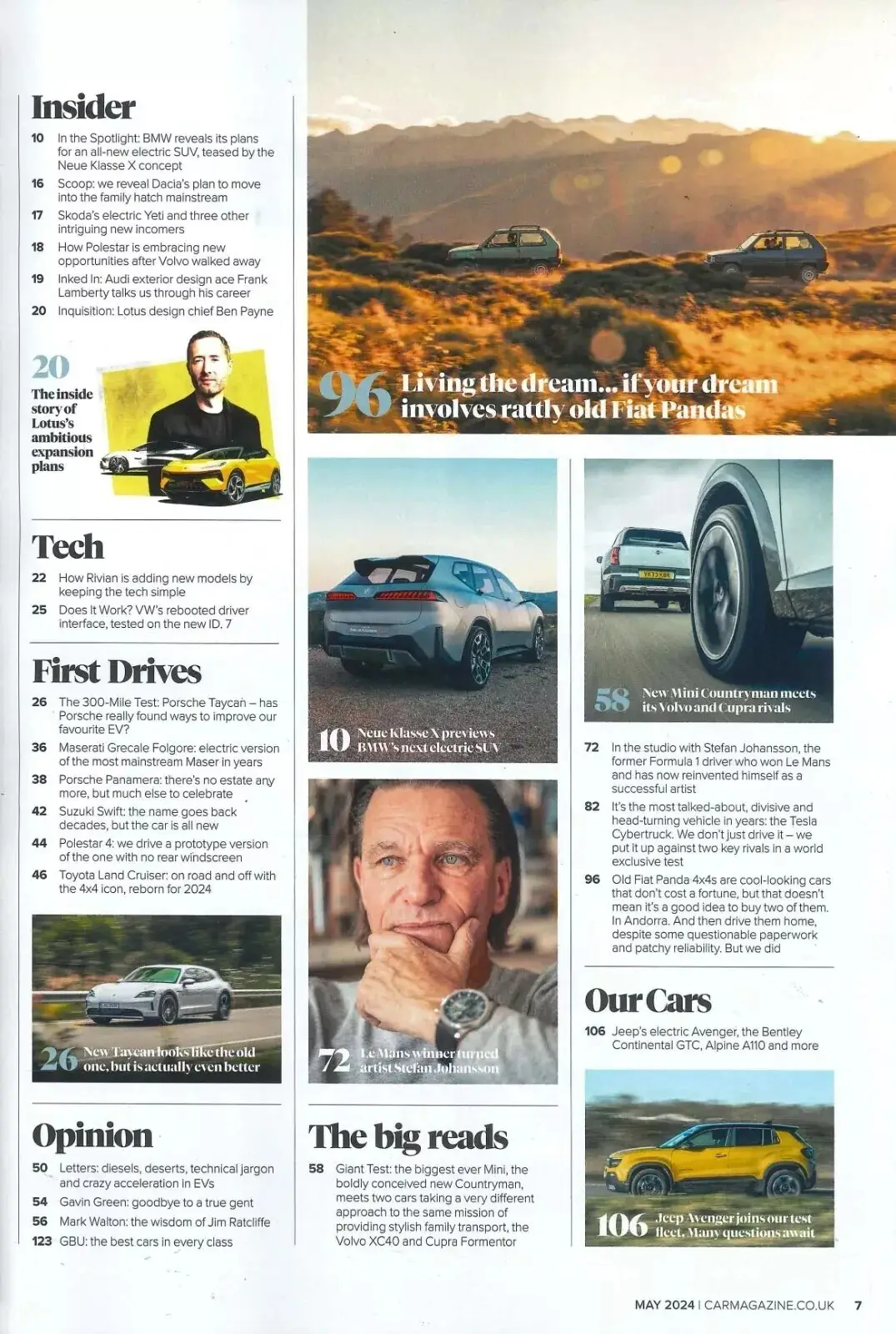 Car Magazine: Tesla Cybertruck, Porsche Taycan, Stefan Johansson, BMW, May 2024 - image 3 | Free standard UK delivery included | Discount Quality Products