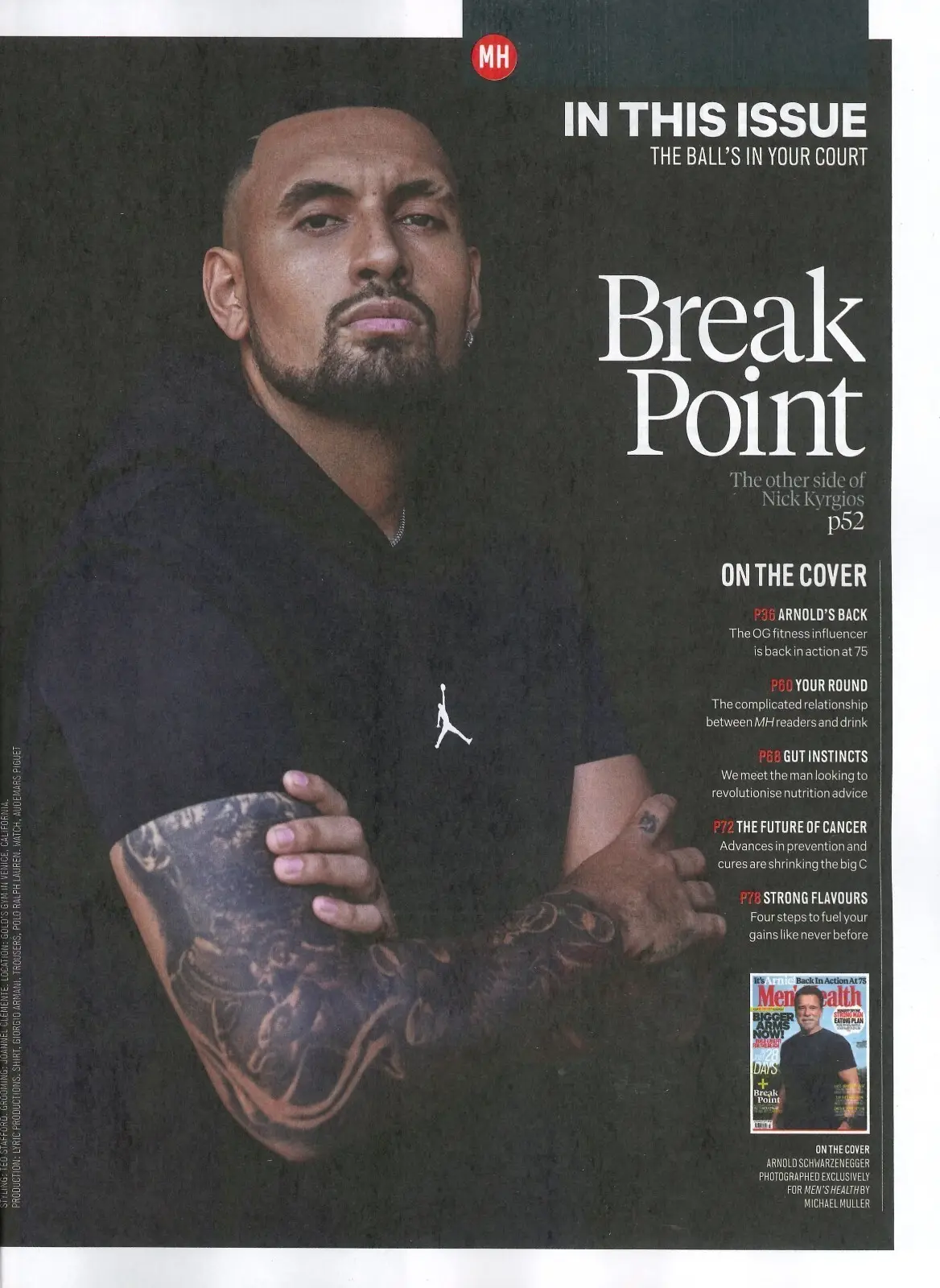 Men's Health Magazine, Arnold, Nick Kyrgios, Weight-Loss Manual, July/Aug 2023 - image 4 | Free standard UK delivery included | Discount Quality Products