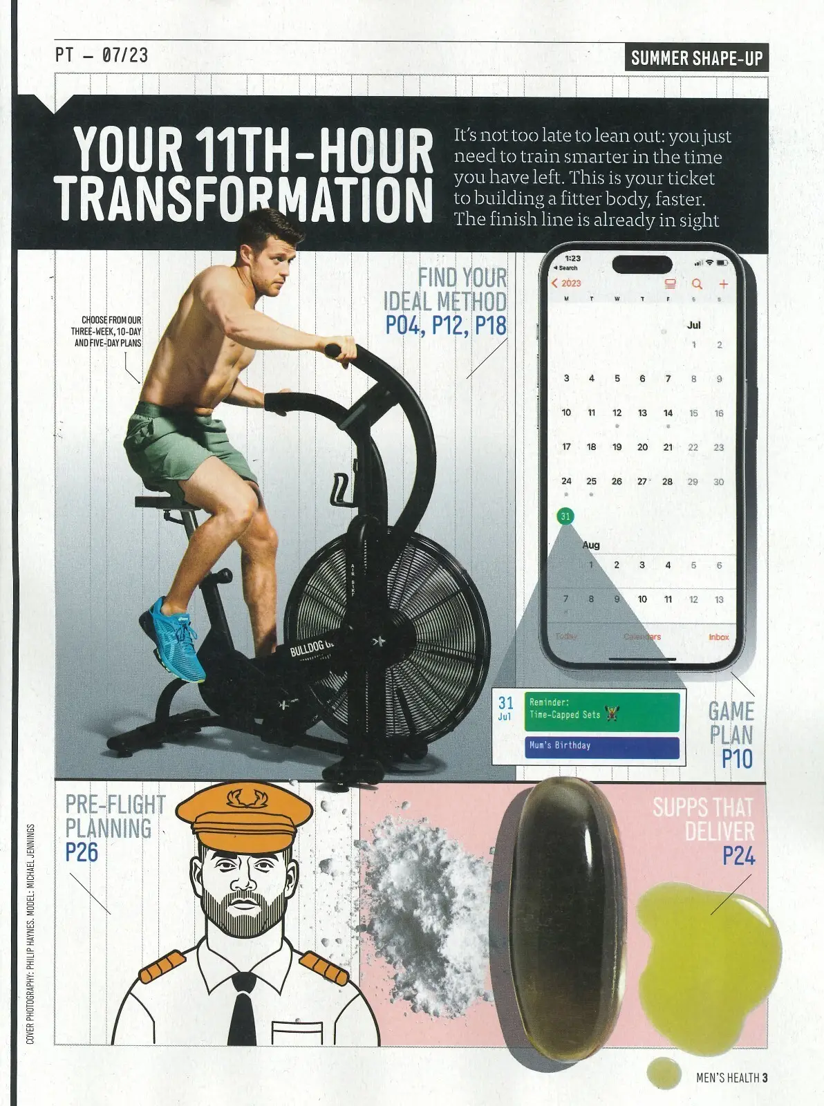 Men's Health Magazine, Arnold, Nick Kyrgios, Weight-Loss Manual, July/Aug 2023 - image 6 | Free standard UK delivery included | Discount Quality Products