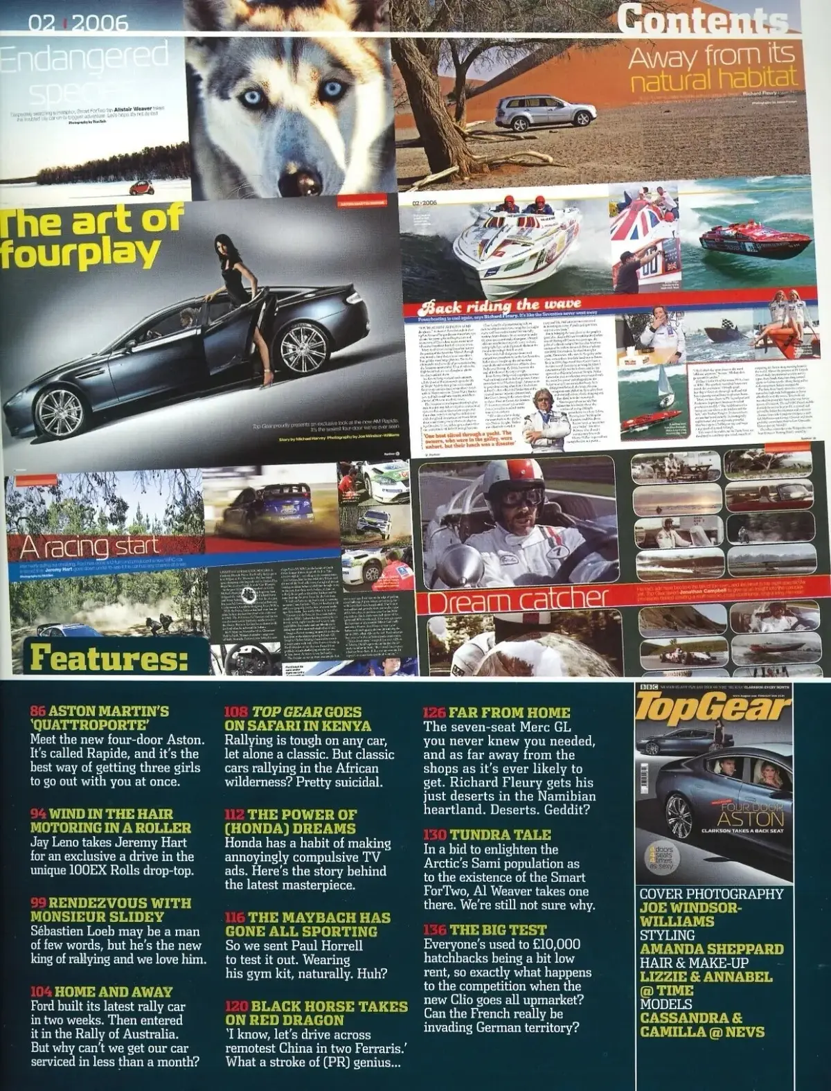 BBC Top Gear Magazine Issue 149, Aston, Clarkson, Mazda MX5, Citron C6, Feb 2006 - image 2 | Free standard UK delivery included | Discount Quality Products