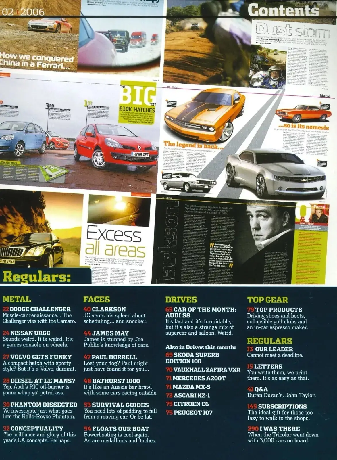BBC Top Gear Magazine Issue 149, Aston, Clarkson, Mazda MX5, Citron C6, Feb 2006 - image 3 | Free standard UK delivery included | Discount Quality Products