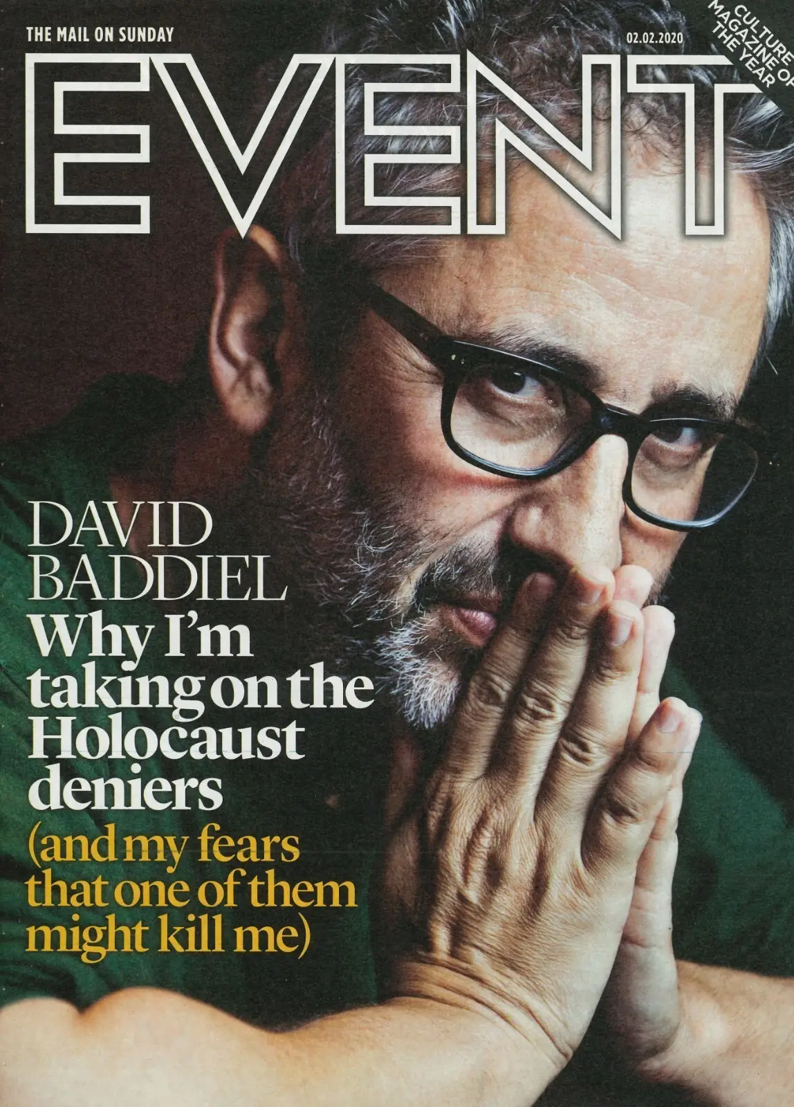 Event Magazine, David Baddiel, Tom Hanks as Mister Rogers, D.Mitchell, 2.2.20