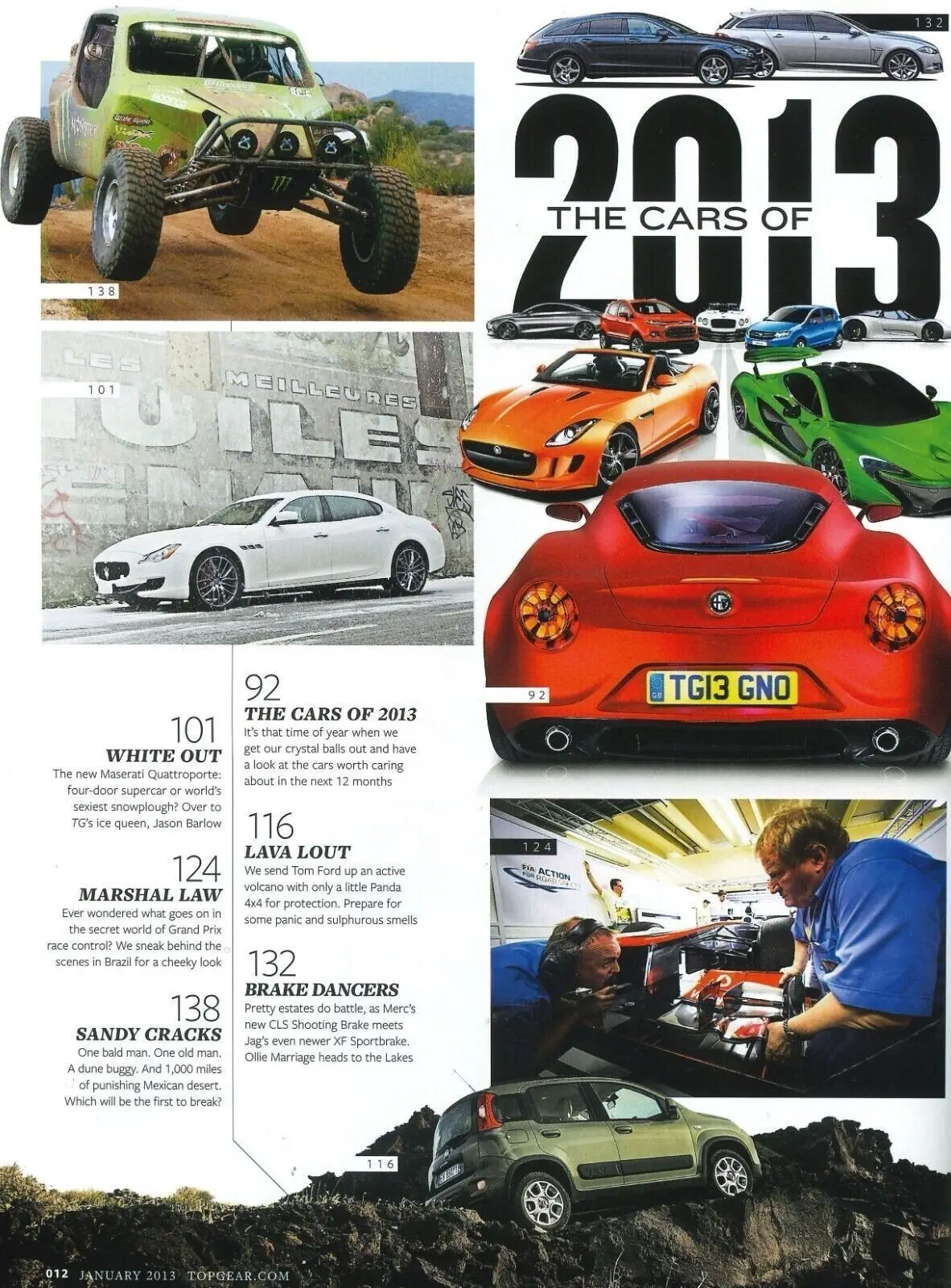 BBC Top Gear Magazine Issue #239, Aston, C-X75, Porsche 911, Jaguar XF, Jan 2013 - image 2 | Free standard UK delivery included | Discount Quality Products