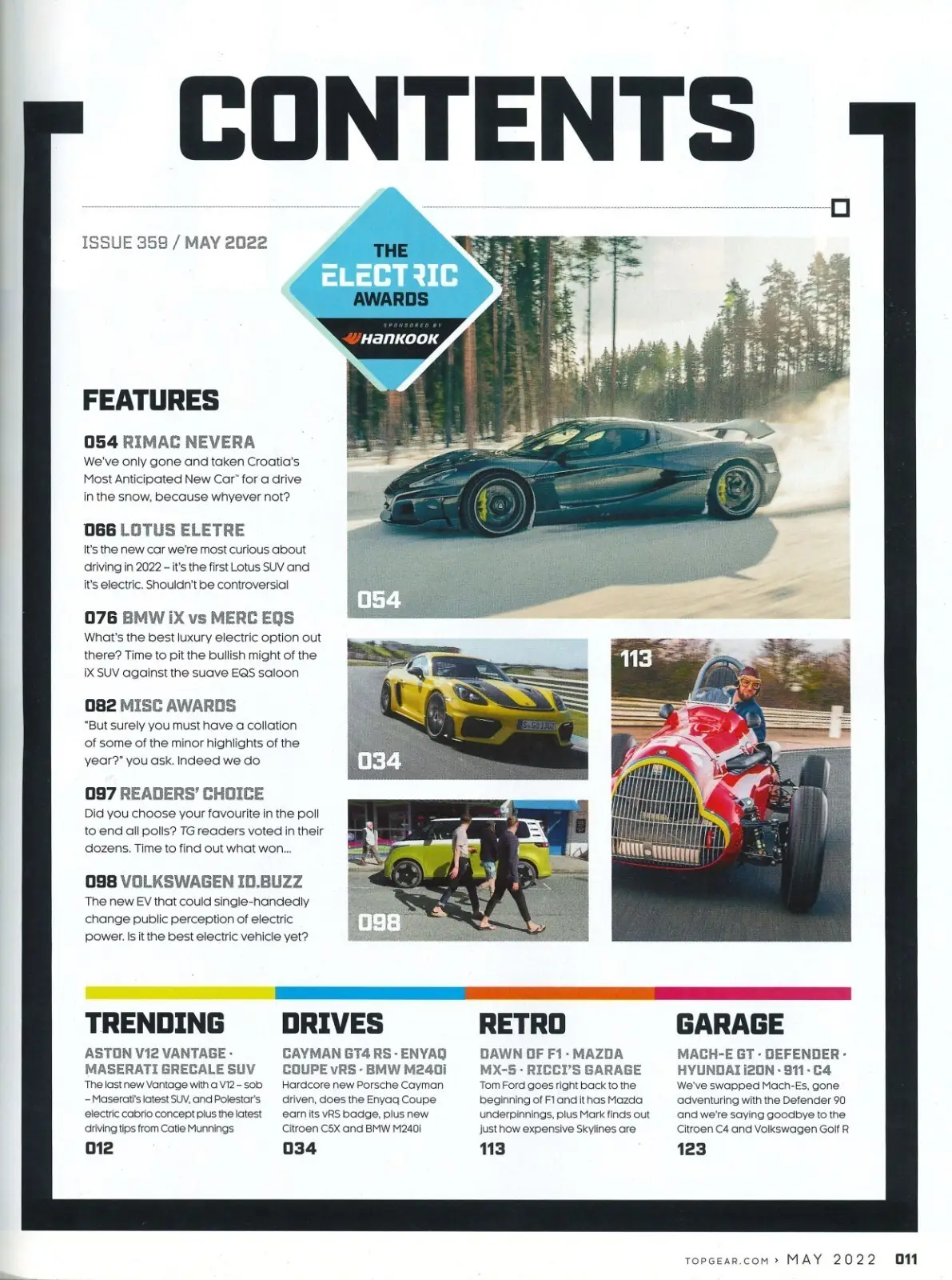BBC Top Gear Magazine Issue 359, Rimac Nevera, Lotus Eletre, BMW iX, May 2022 - image 2 | Free standard UK delivery included | Discount Quality Products