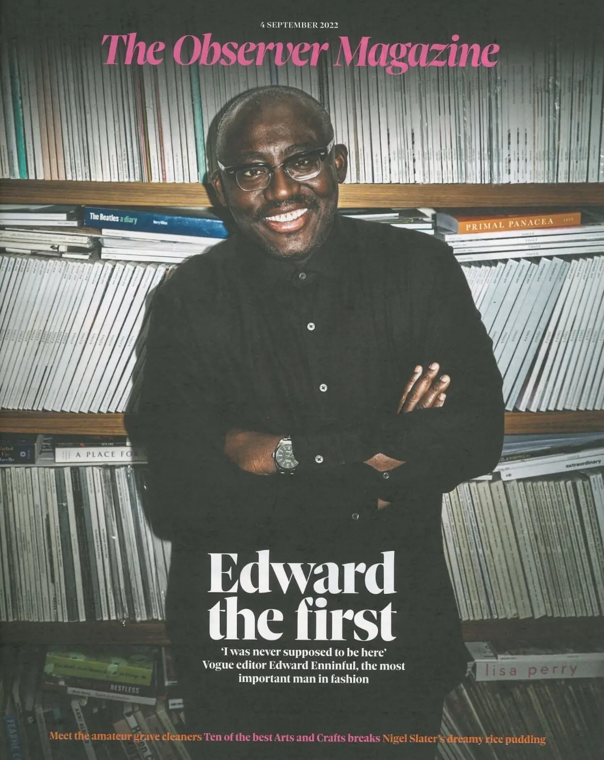 Observer Magazine: Edward Enninful, Michelle Keegan, Rachel Parris, 4.9.22