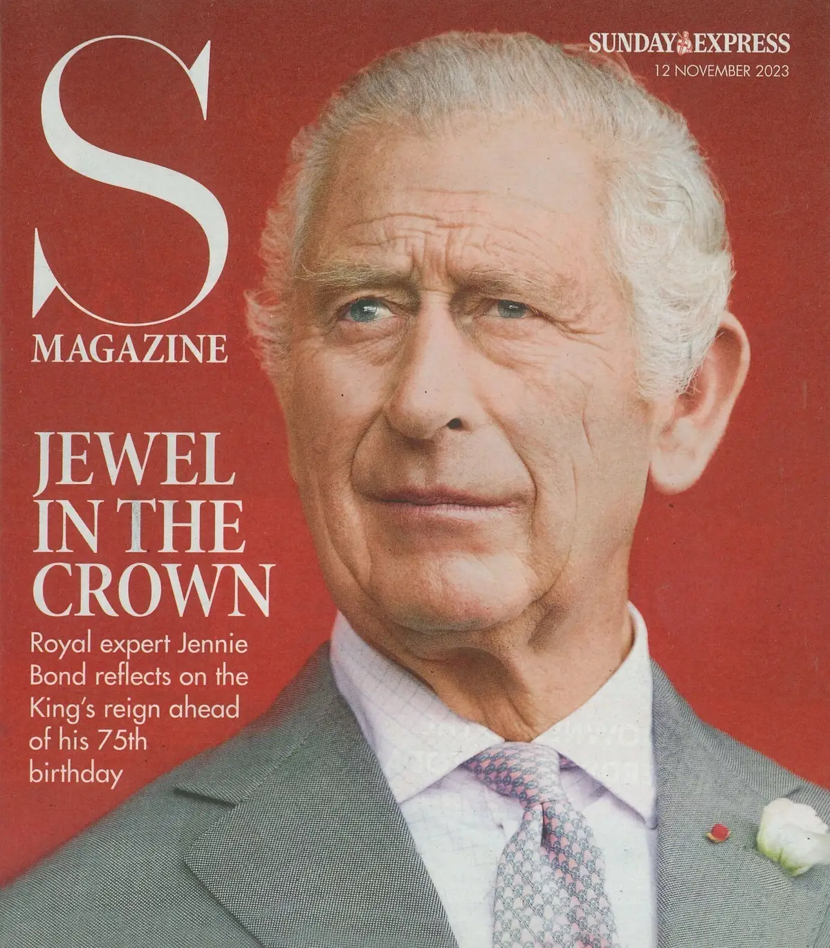 Sunday Express Magazine: King Charles 75th Birthday, Ekin-Su, X-mas, 12.11.23
