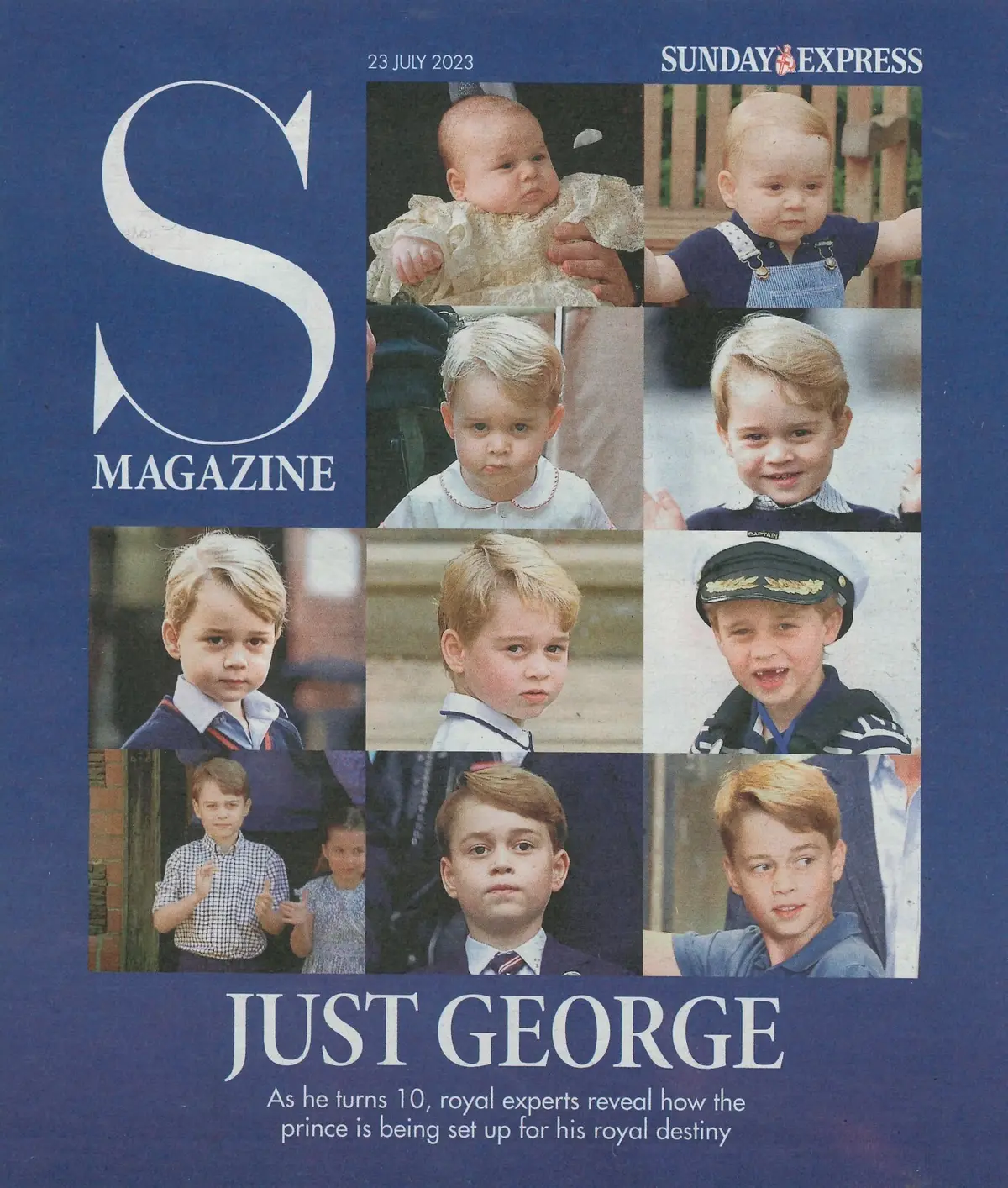 Sunday Express Magazine, Prince George 10th Birthday Royalty Special, 23.7.23