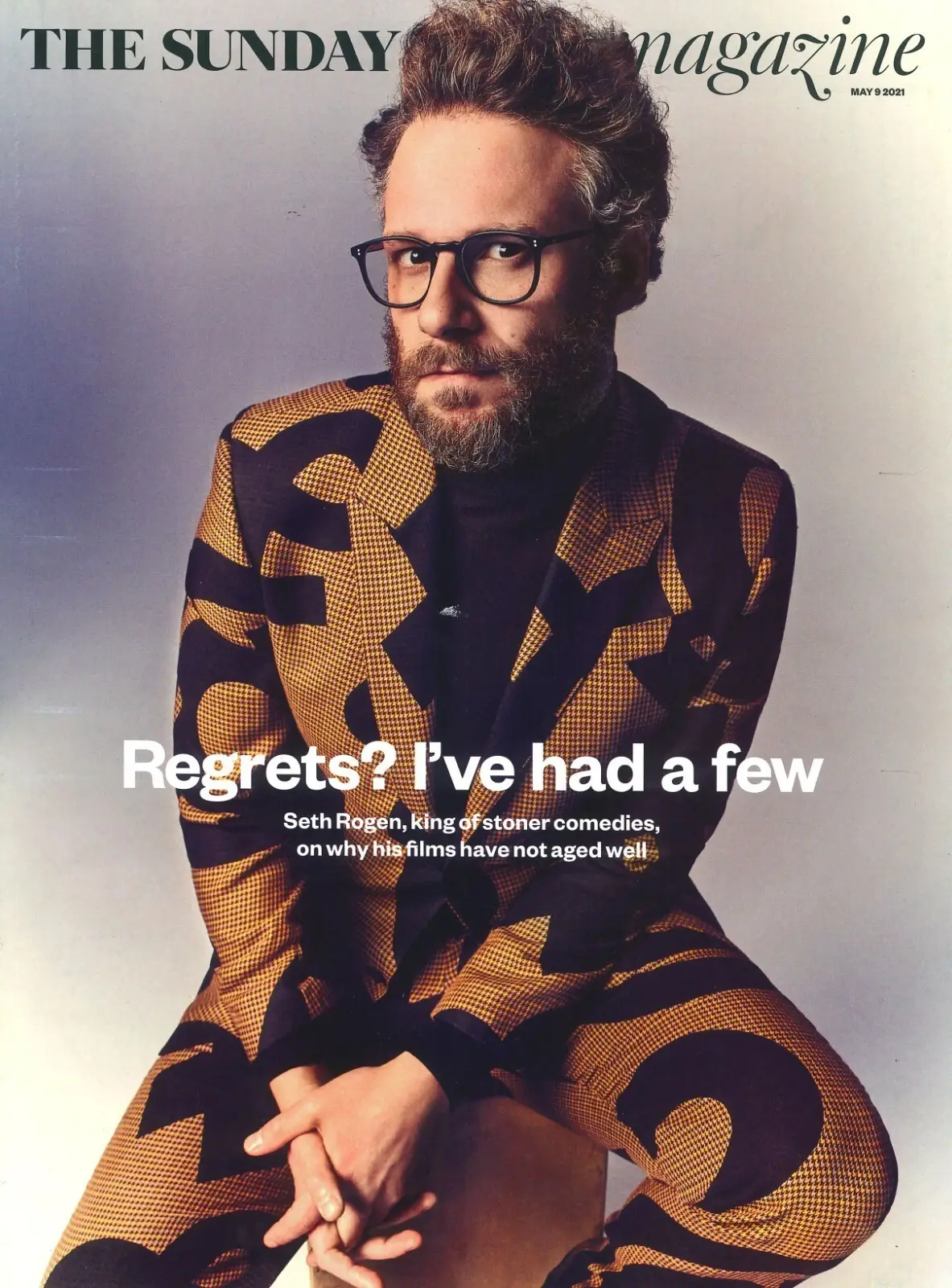 Sunday Times Magazine: Seth Rogen, Rachel Riley, Bake Off's Prue Leith, 9.5.21 - Free standard UK delivery included | Discount Quality Products