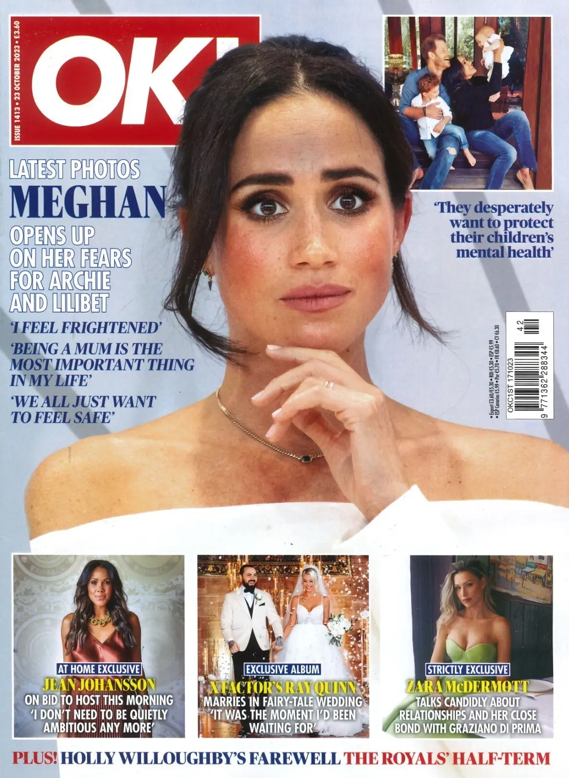 OK! Magazine: Meghan Markle, Prince Harry, Princess Kate, H.Willoughby, 23.10.23