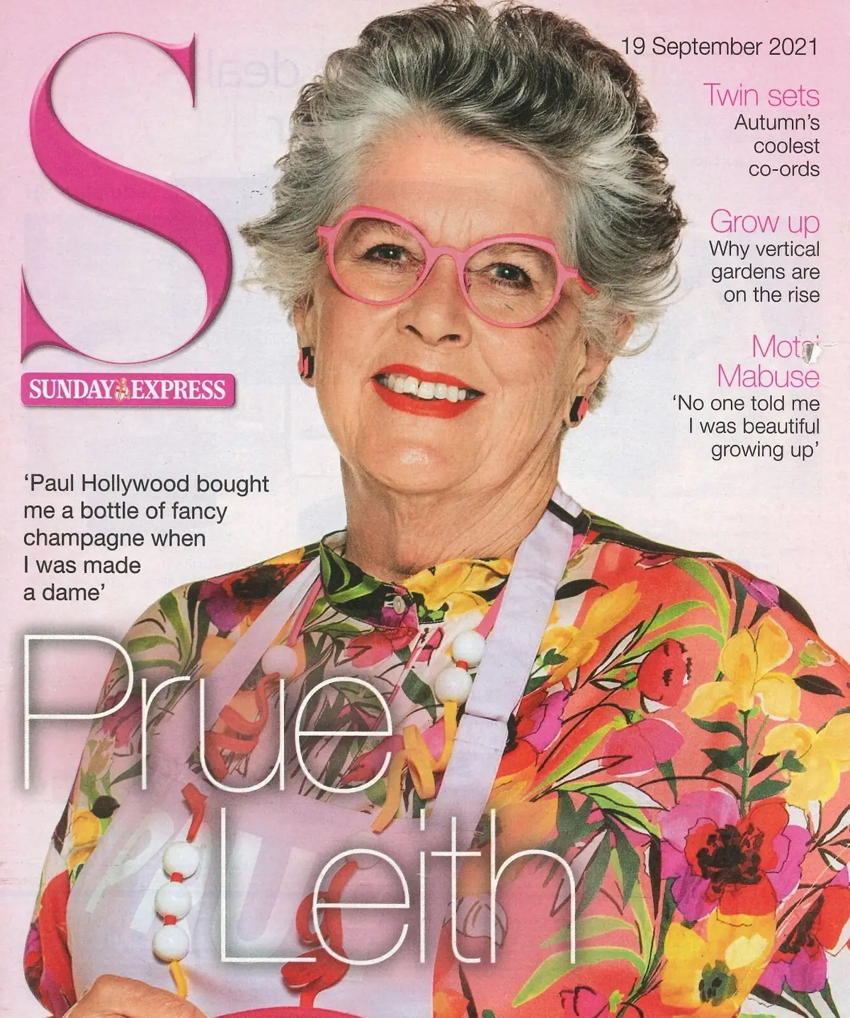 Sunday Express Magazine: Prue Leith, Motsi Mabuse, Mindy Hammond, 19.9.21