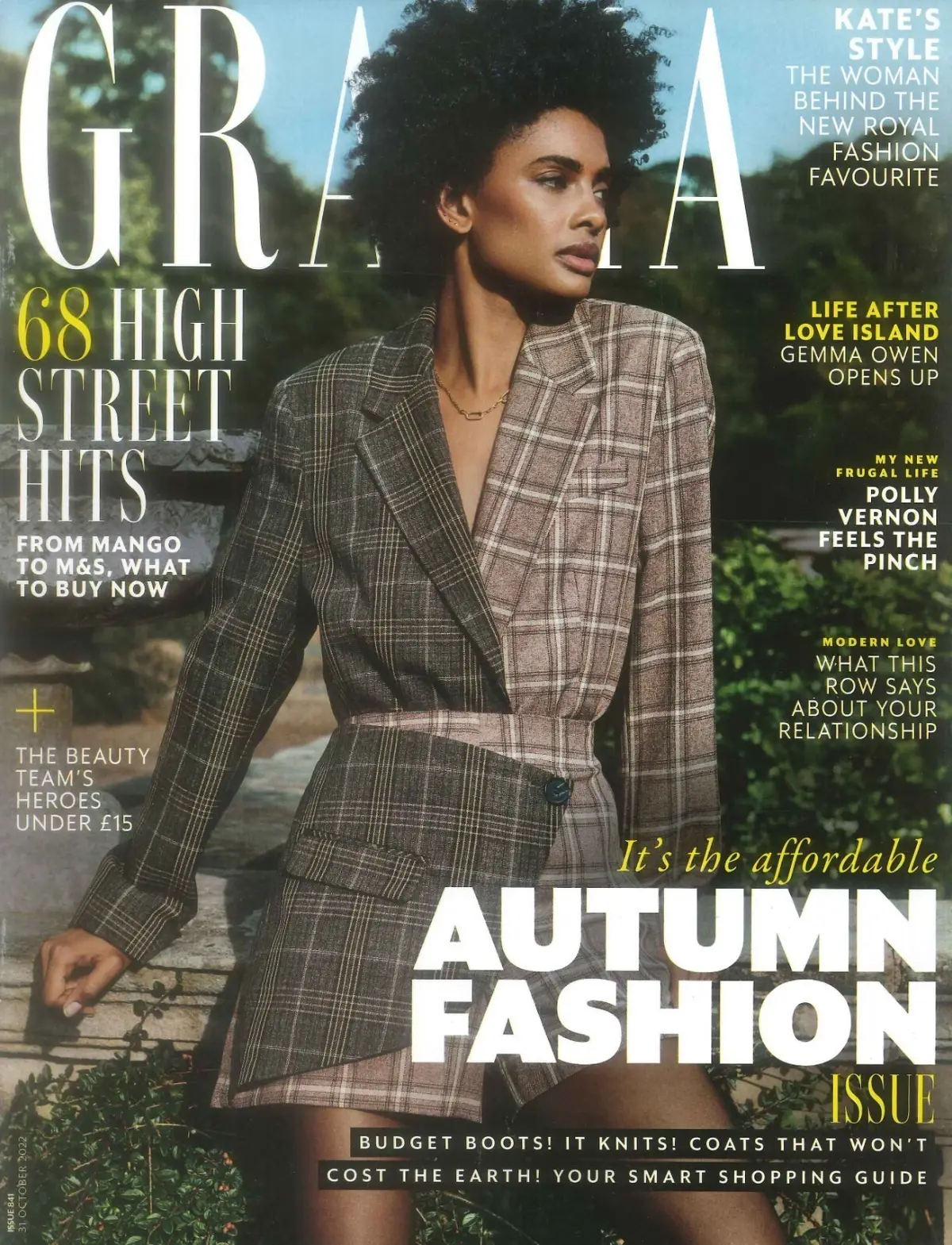 Grazia Magazine, Autumn Fashion, Brad Pitt, Gemma Owen, Kate &amp; William, 31.10.22