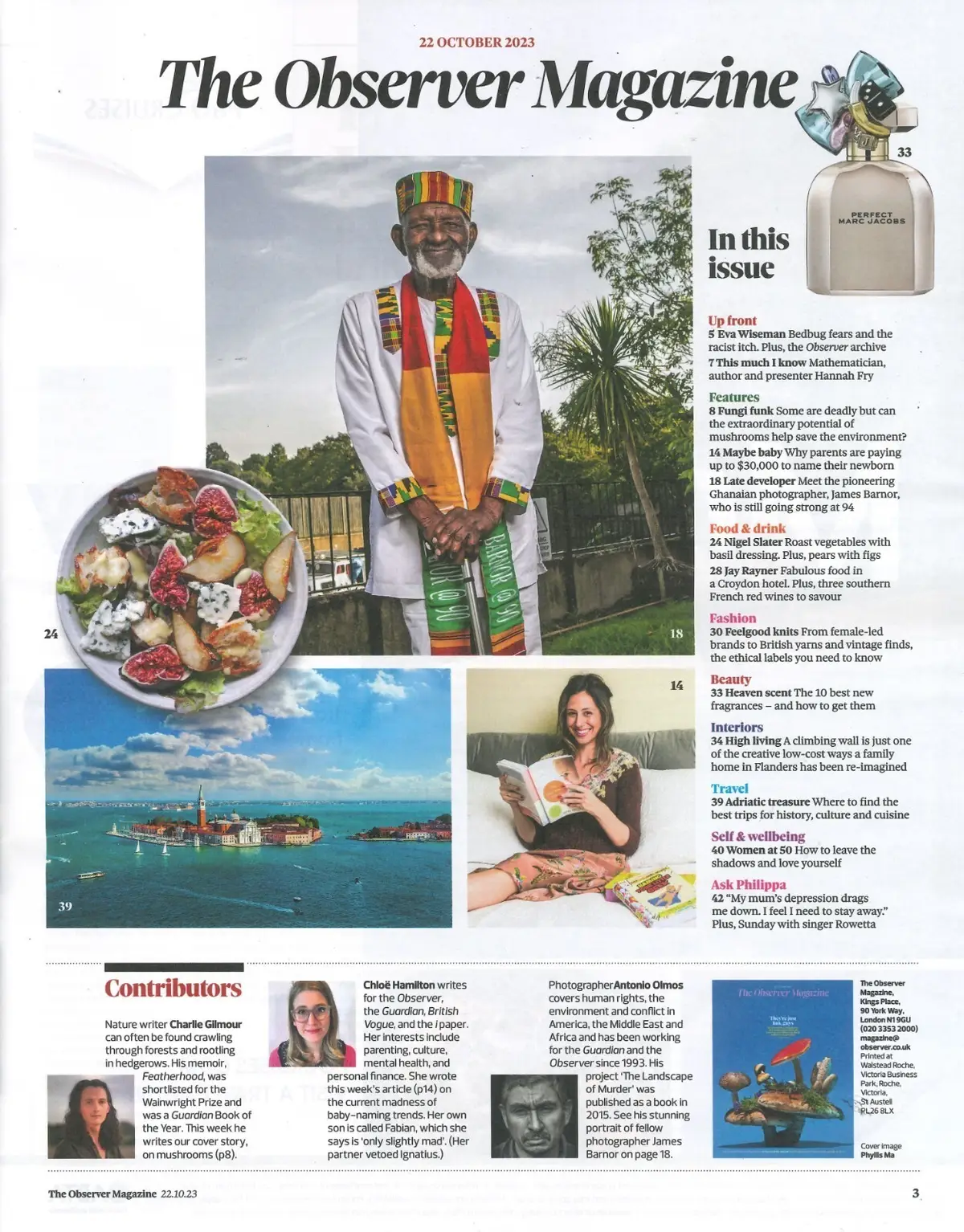 Observer Magazine: Hannah Fry, James Barnor, Rowetta, Nigel Slater, 22.10.23 - image 2 | Free standard UK delivery included | Discount Quality Products