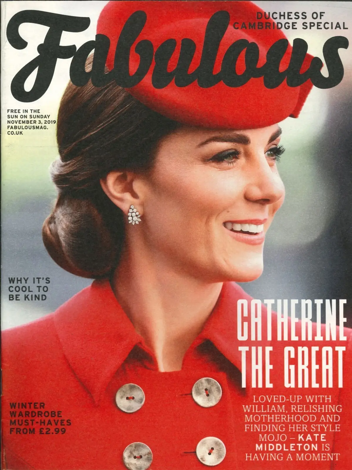Fabulous Magazine: Kate Middleton, Monica Galetti, Harry Hill, Fashion, 3.11.19