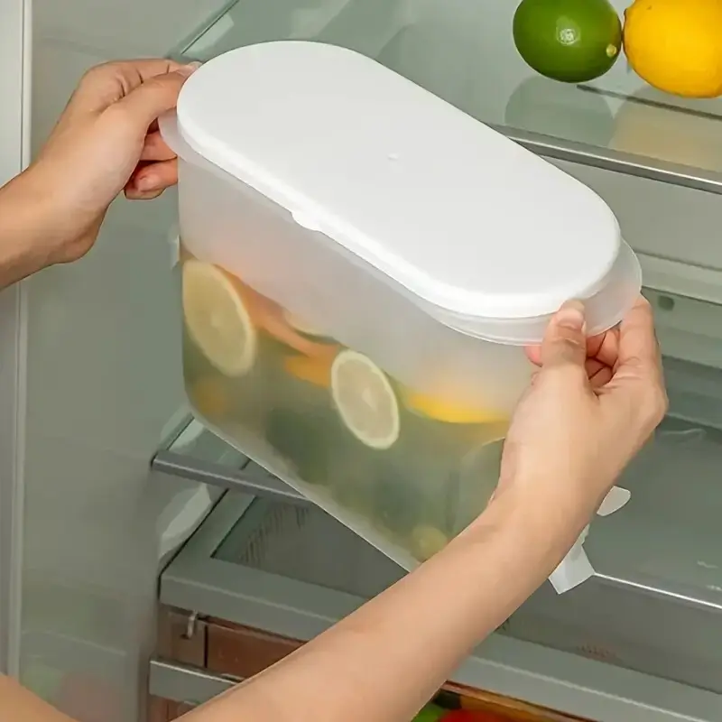 3.5L Plastic Beverage Dispenser With Faucet Fruit Juice Water Lemonade Container - image 7 | Free standard UK delivery included | Discount Quality Products