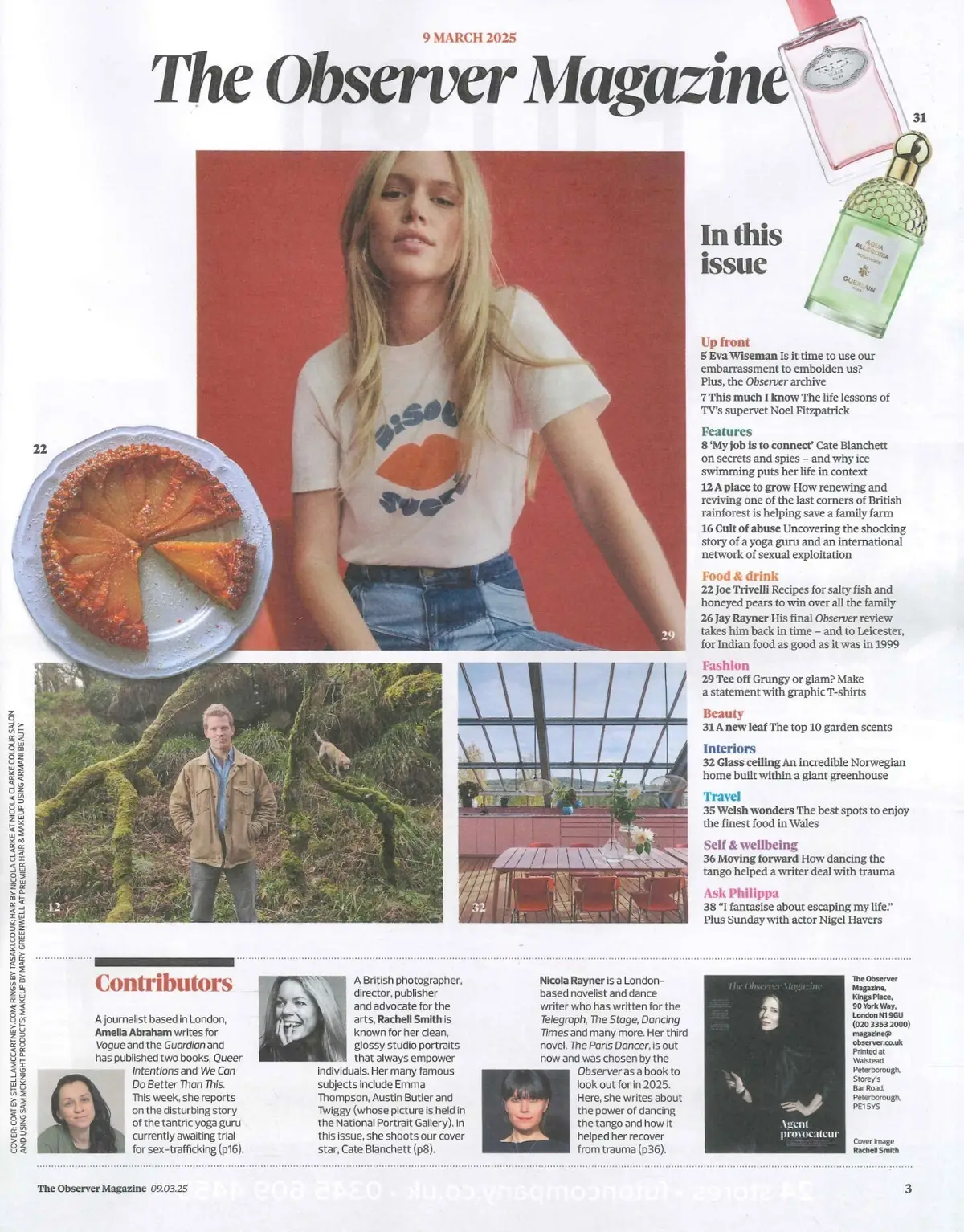Observer Magazine Cate Blanchett, Nigel Havers, Noel Fitzpatrick, Fashion 9.3.25 - image 2 | Free standard UK delivery included | Discount Quality Products