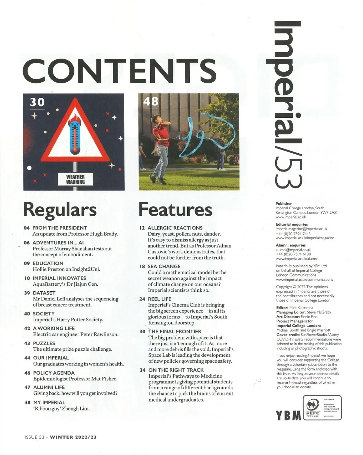 Imperial College London Magazine: Science, University, Education, Winter 2022/23 - image 2 | Free standard UK delivery included | Discount Quality Products