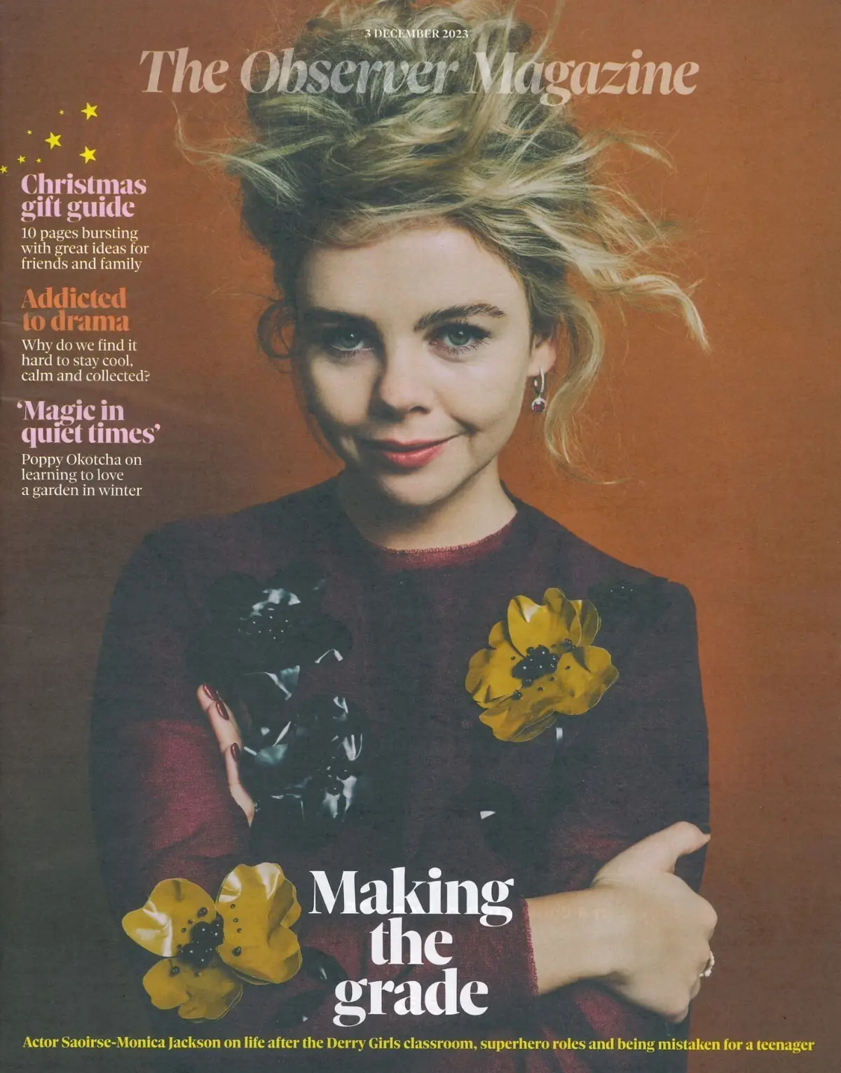 Observer Magazine: Saoirse-Monica Jackson, Kevin McCloud, Guz Khan, 3.12.23