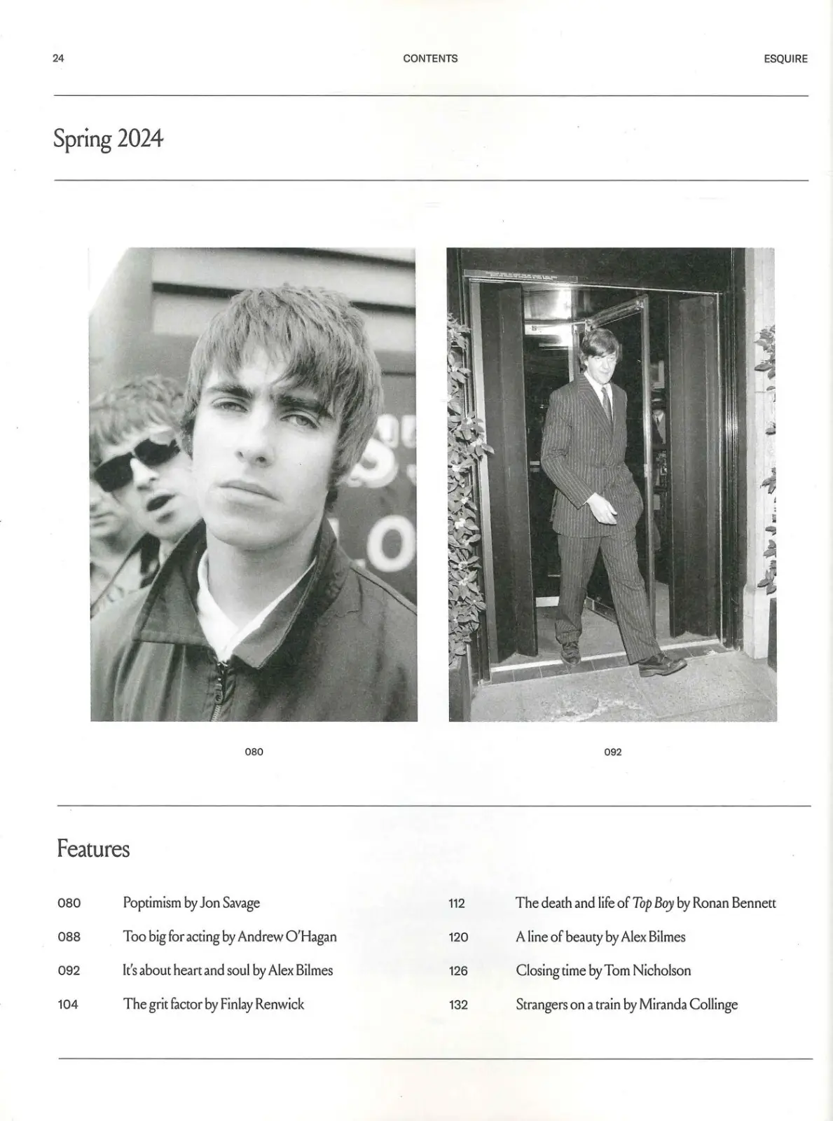 Esquire Magazine: Oasis Rock Band, Liam & Noel Gallagher, Music, Spring 2024 - image 3 | Free standard UK delivery included | Discount Quality Products