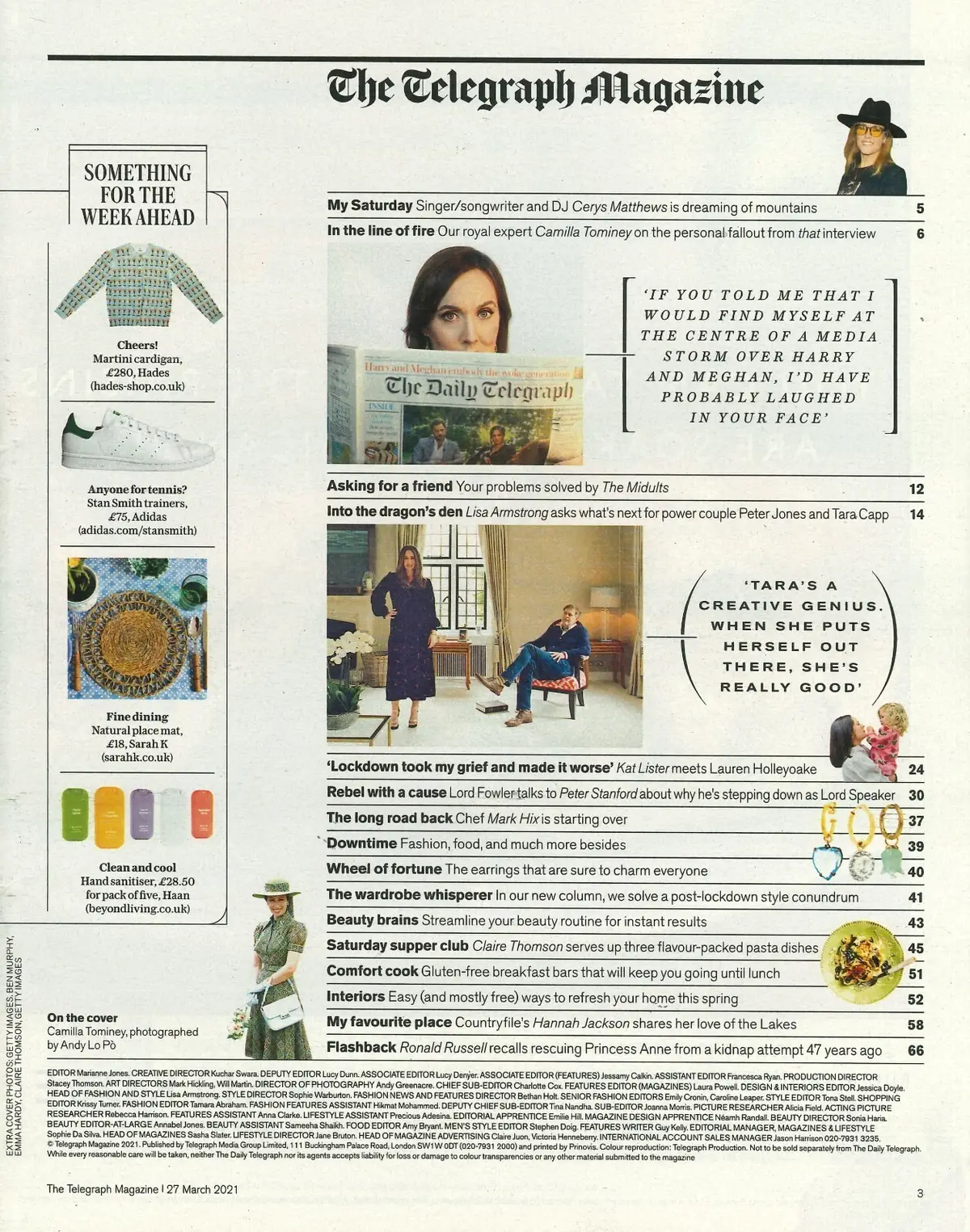 Telegraph Magazine: Camilla Tominey, Prince Harry, Meghan Markle, Royal, 27.3.21 - image 2 | Free standard UK delivery included | Discount Quality Products