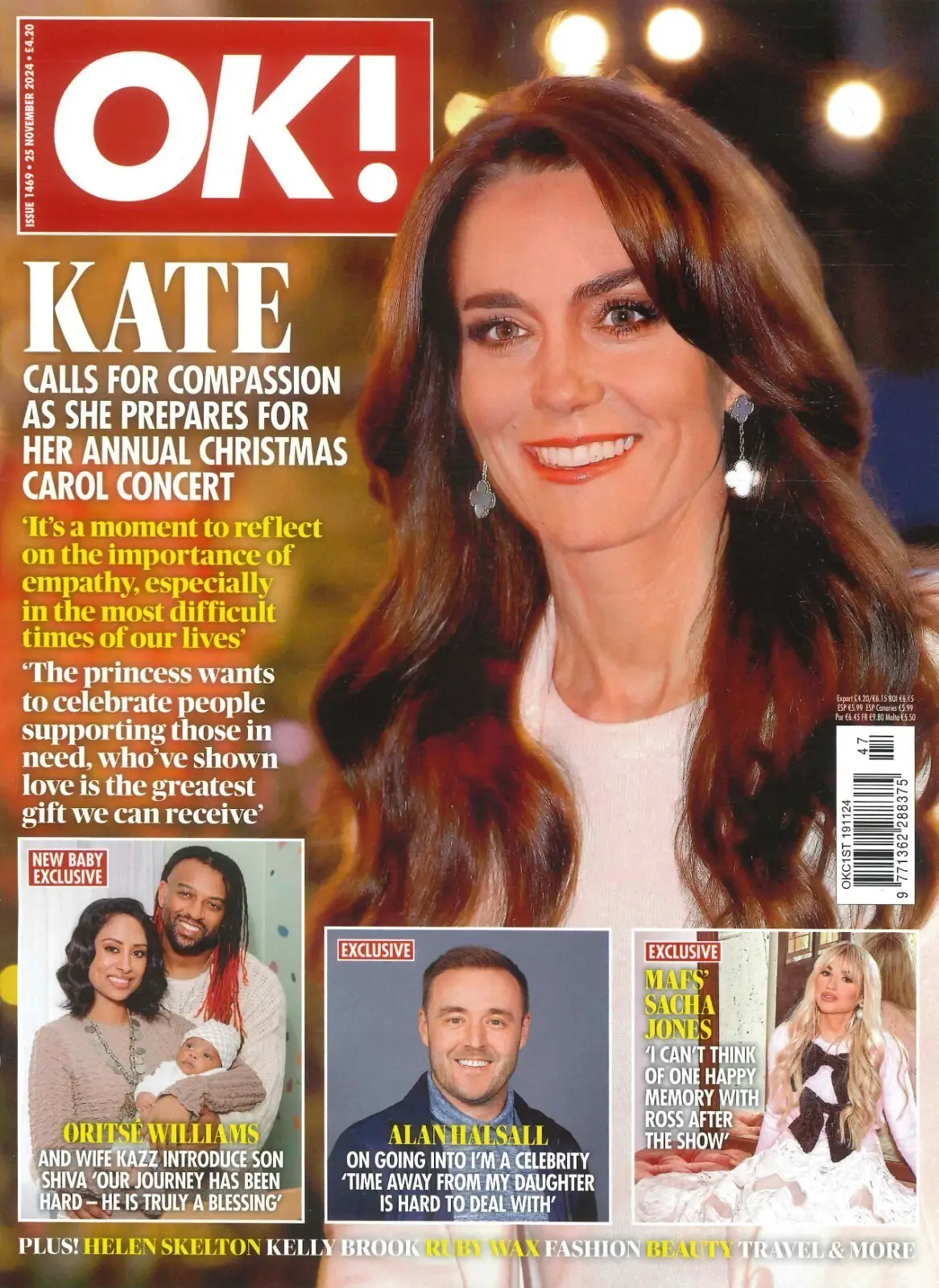 OK! Magazine: Princess Kate's Christmas Carol Concert, King Charles, 25.11.24