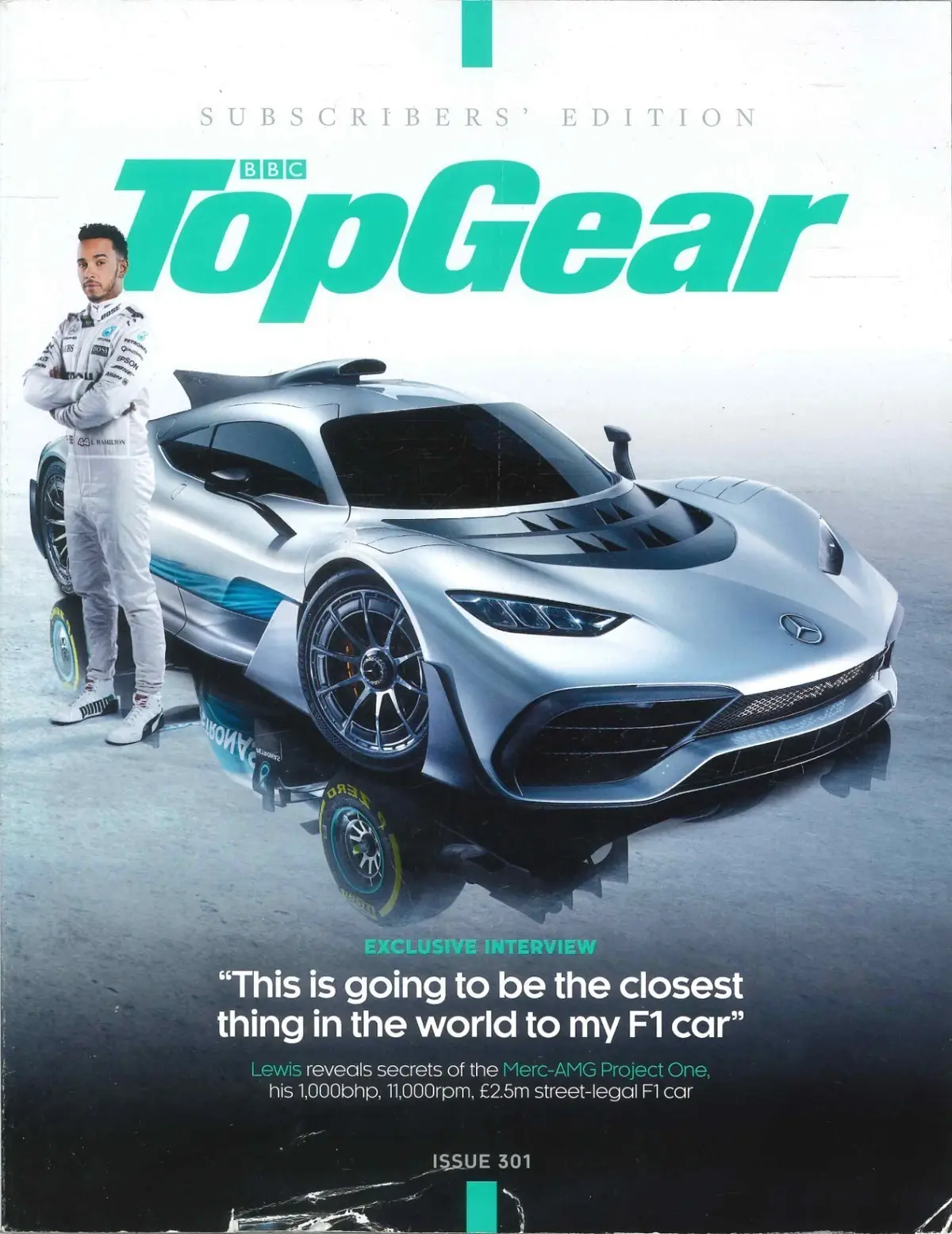 BBC Top Gear Magazine: Issue #301, Audi, Nissan, Nov 2017 (Small Tear &amp; Creases)