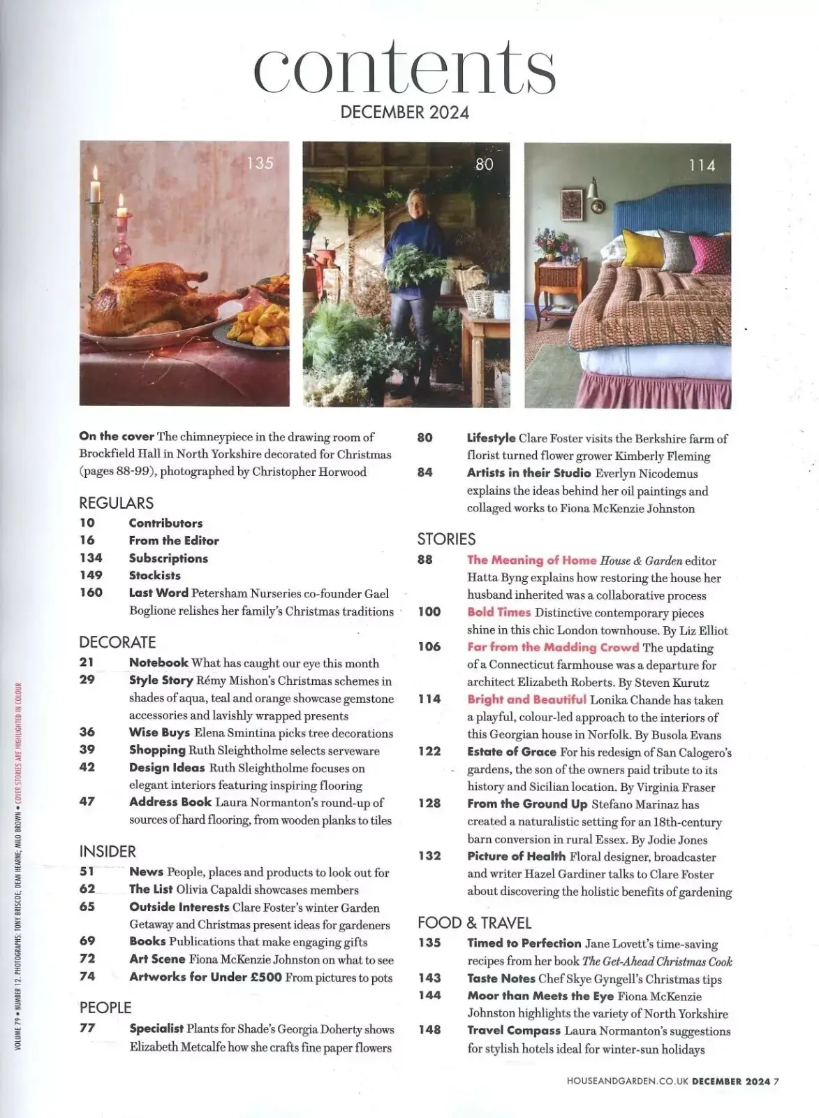 House & Garden Magazine: Home Décor, Interior Designs, Food, Travel, Dec 2024 - image 2 | Free standard UK delivery included | Discount Quality Products