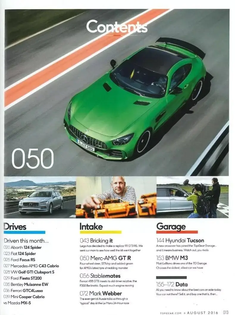 BBC Top Gear Magazine: Issue #285, Ford GT, Ferrari, Bentley, Cooper, Aug 2016 - image 3 | Free standard UK delivery included | Discount Quality Products