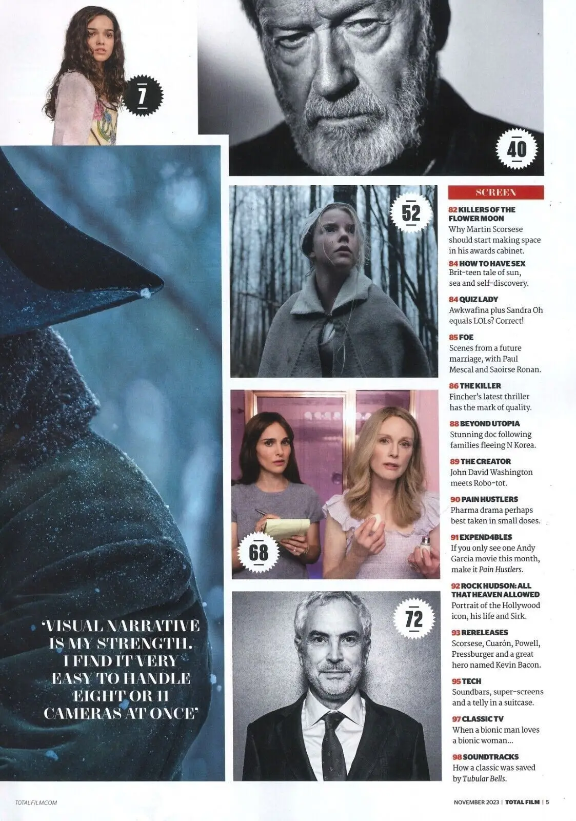 Total Film Magazine: Ridley Scott's Napoleon, 100 Greatest Horrors, Nov 2023 - image 3 | Free standard UK delivery included | Discount Quality Products