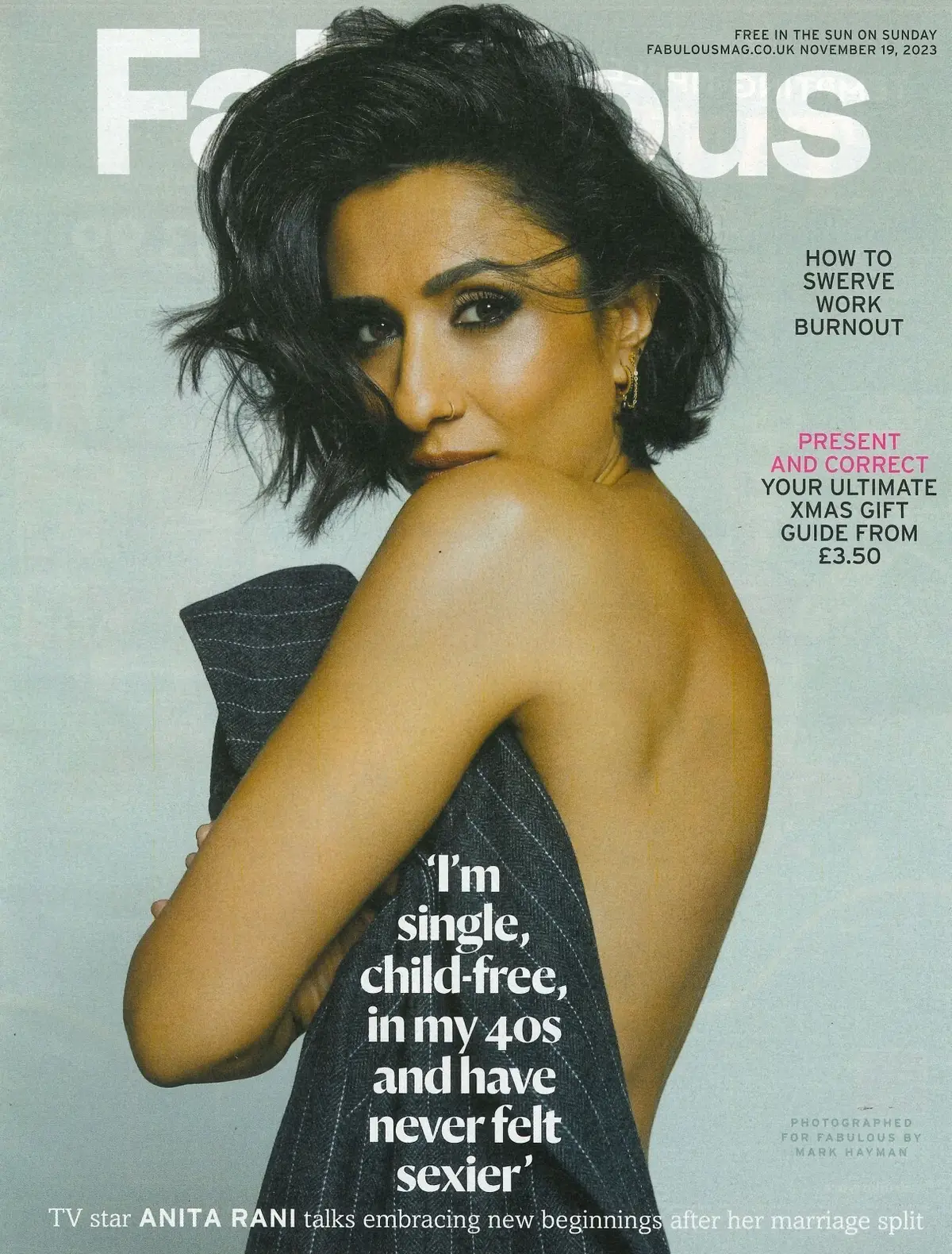 Fabulous Magazine: Anita Rani, Liz Fletcher, Natalie Pinkham, Fashion, 19.11.23