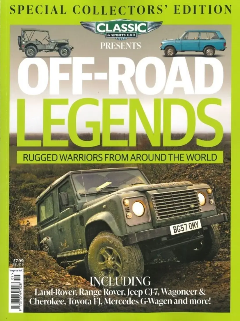 Classic &amp; Sports Car Magazine, Off Road Legends, Range Rover, Mercedes, 2023