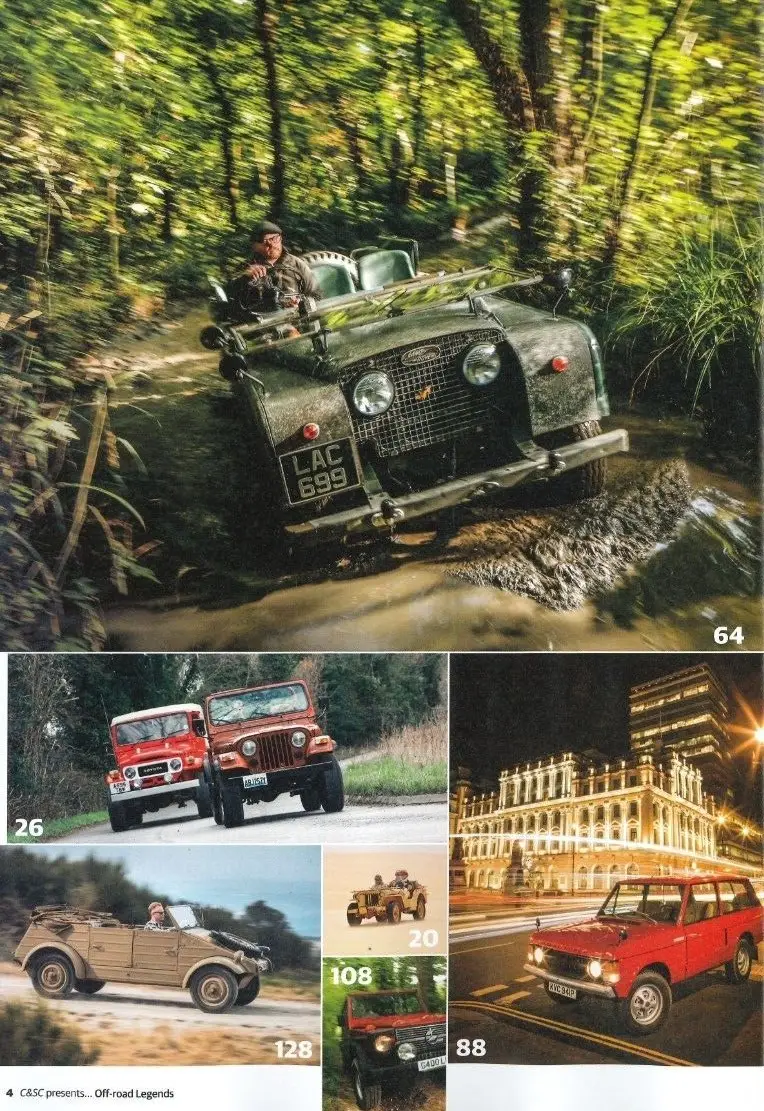 Classic & Sports Car Magazine, Off Road Legends, Range Rover, Mercedes, 2023 - image 2 | Free standard UK delivery included | Discount Quality Products