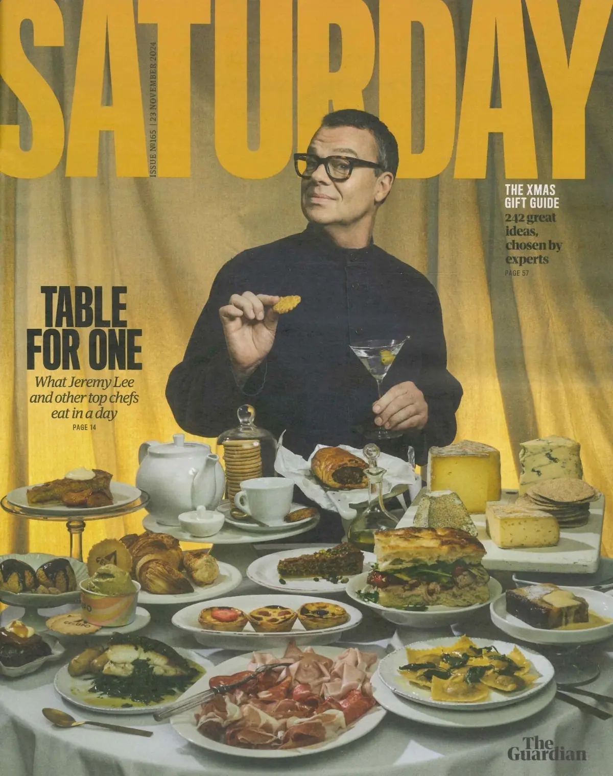 Guardian Saturday Magazine: Jeremy Lee, Tim Robbins, Xmas Gift Guide, 23.11.24