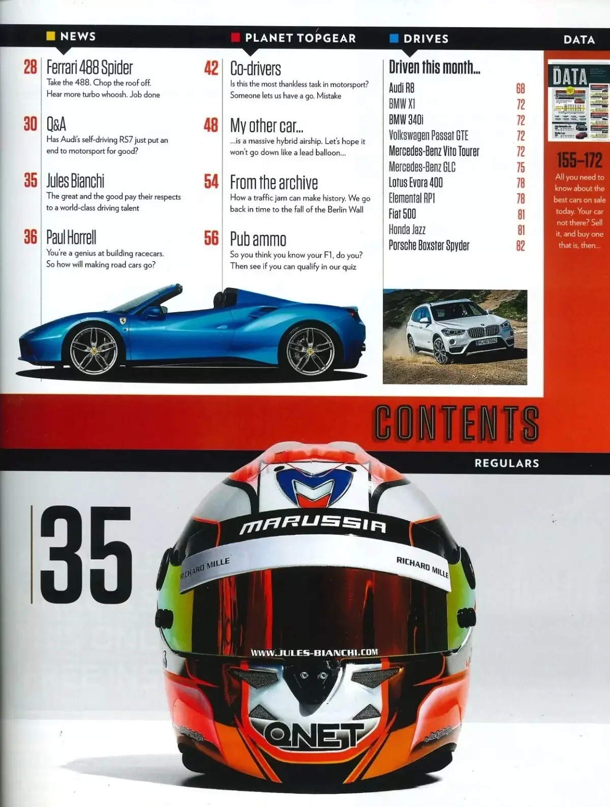 BBC Top Gear Magazine: Issue 273, McLaren, Jaguar, Ferrari 488 Spider, Sept 2015 - image 3 | Free standard UK delivery included | Discount Quality Products