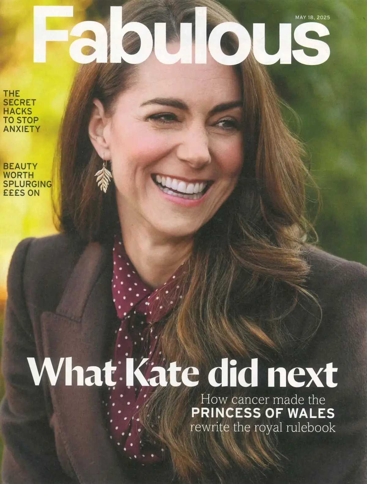 Fabulous Magazine Princess Kate, Nicky Hambleton, Punam Krishan, Fashion 18.5.25