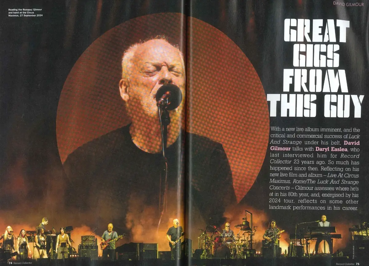 Record Collector Magazine: David Gilmour, Pink Floyd, Bryan Adams, Sept 2025 - image 3 | Free standard UK delivery included | Discount Quality Products