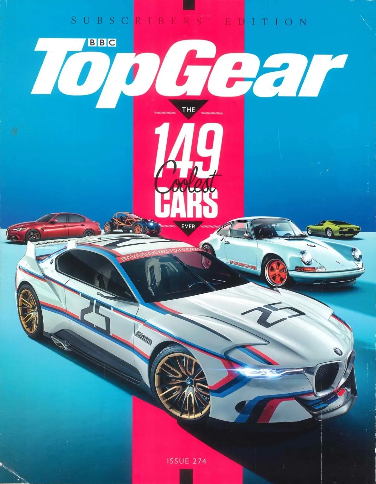 BBC Top Gear Magazine: Issue #274, BMW M4, Porsche, Volvo, Oct 2015 (Small Tear)