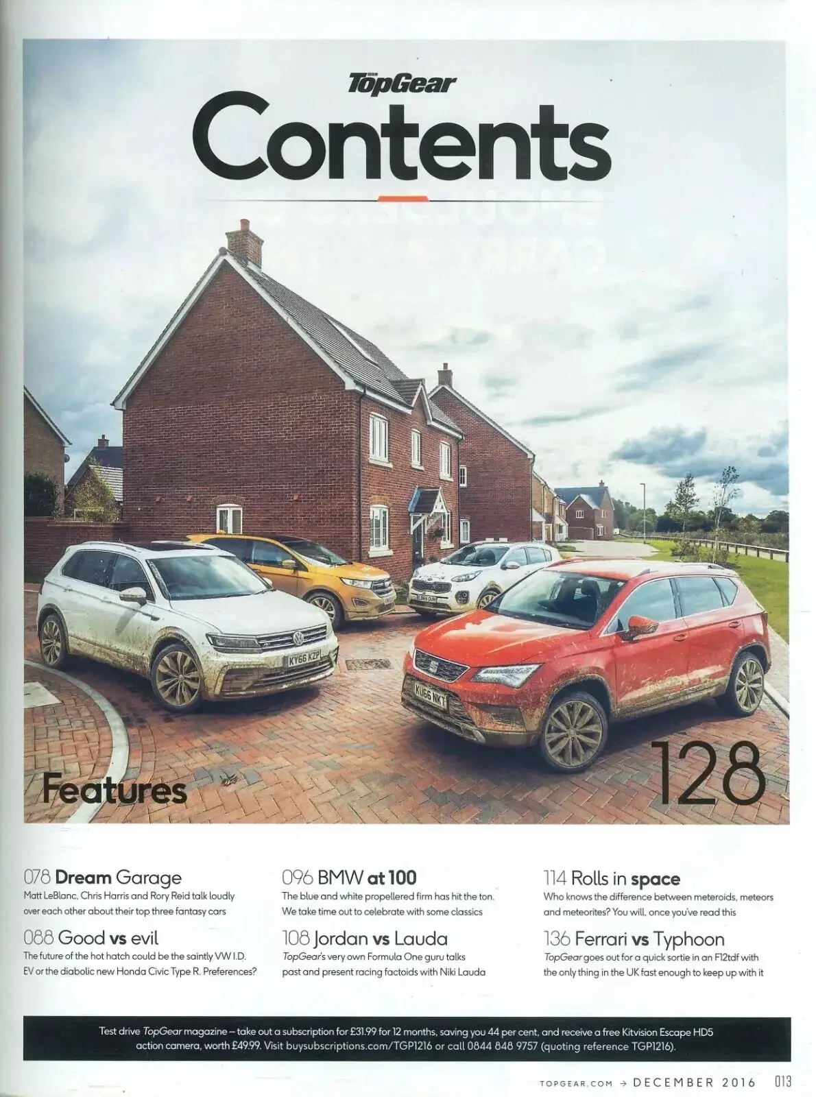 BBC Top Gear Magazine: Issue #289, BMW at 100, Ferrari, Matt LeBlanc, Dec 2016 - image 2 | Free standard UK delivery included | Discount Quality Products