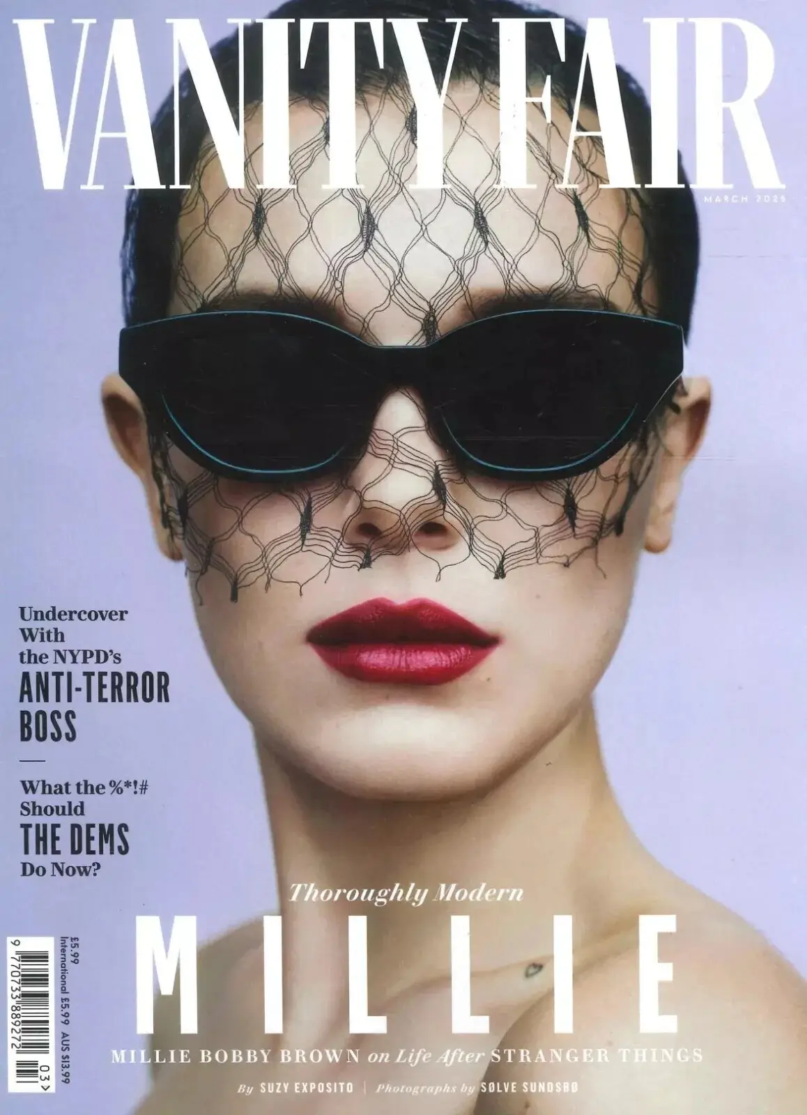 Vanity Fair Magazine: Millie Bobby Brown, Michelle Yeoh, Cover #2, March 2025 - Free standard UK delivery included | Discount Quality Products