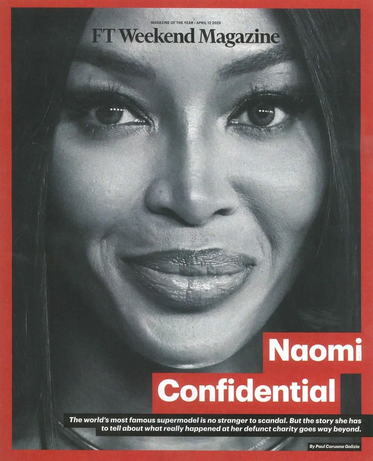 FT Weekend Magazine: Naomi Campbell, Trump's Trade War, Julian Barnes, 12.4.25