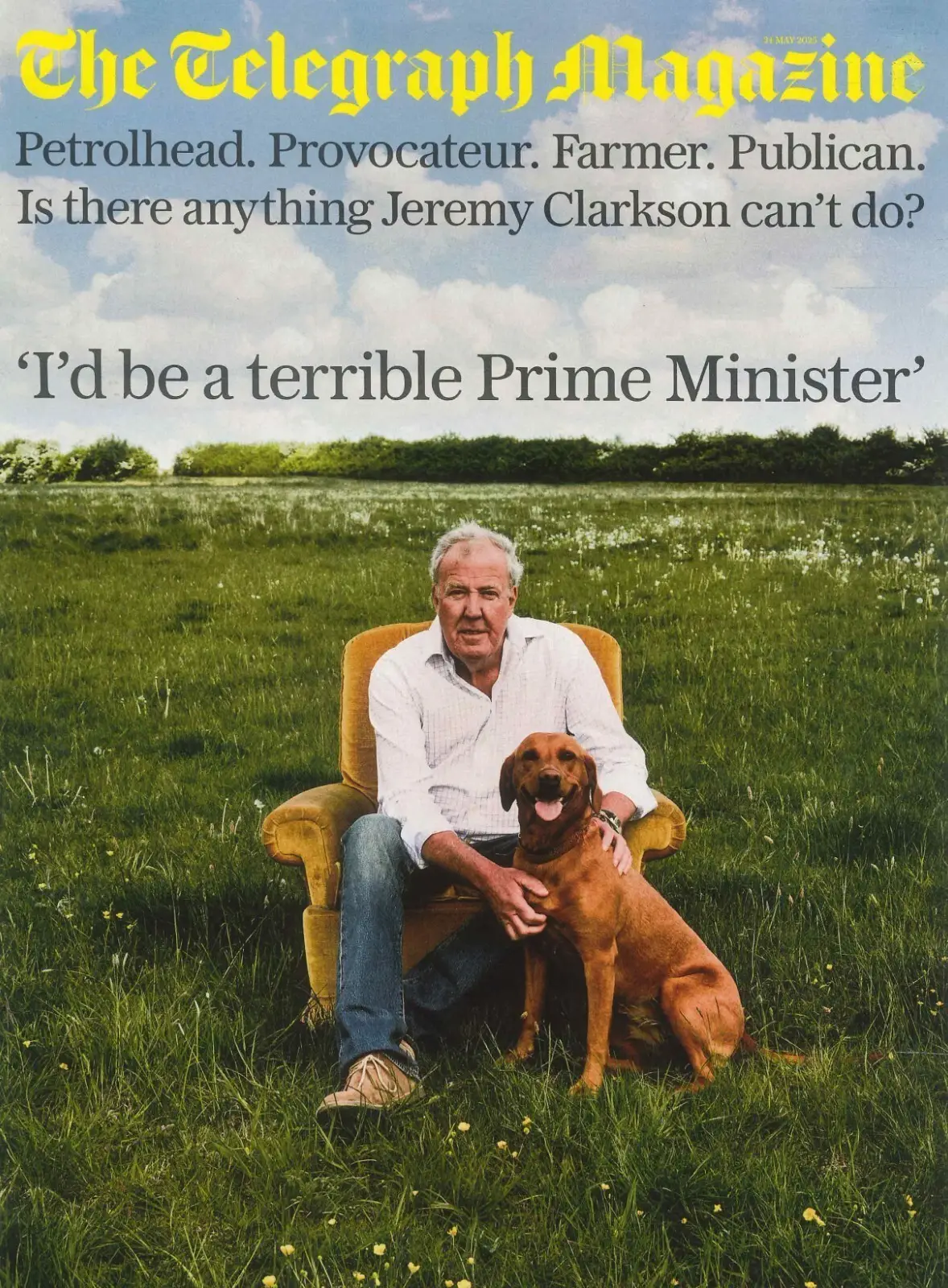 Telegraph Magazine: Jeremy Clarkson, Matthew Goode, Lynda La Plante, 24.5.25 - Free standard UK delivery included | Discount Quality Products