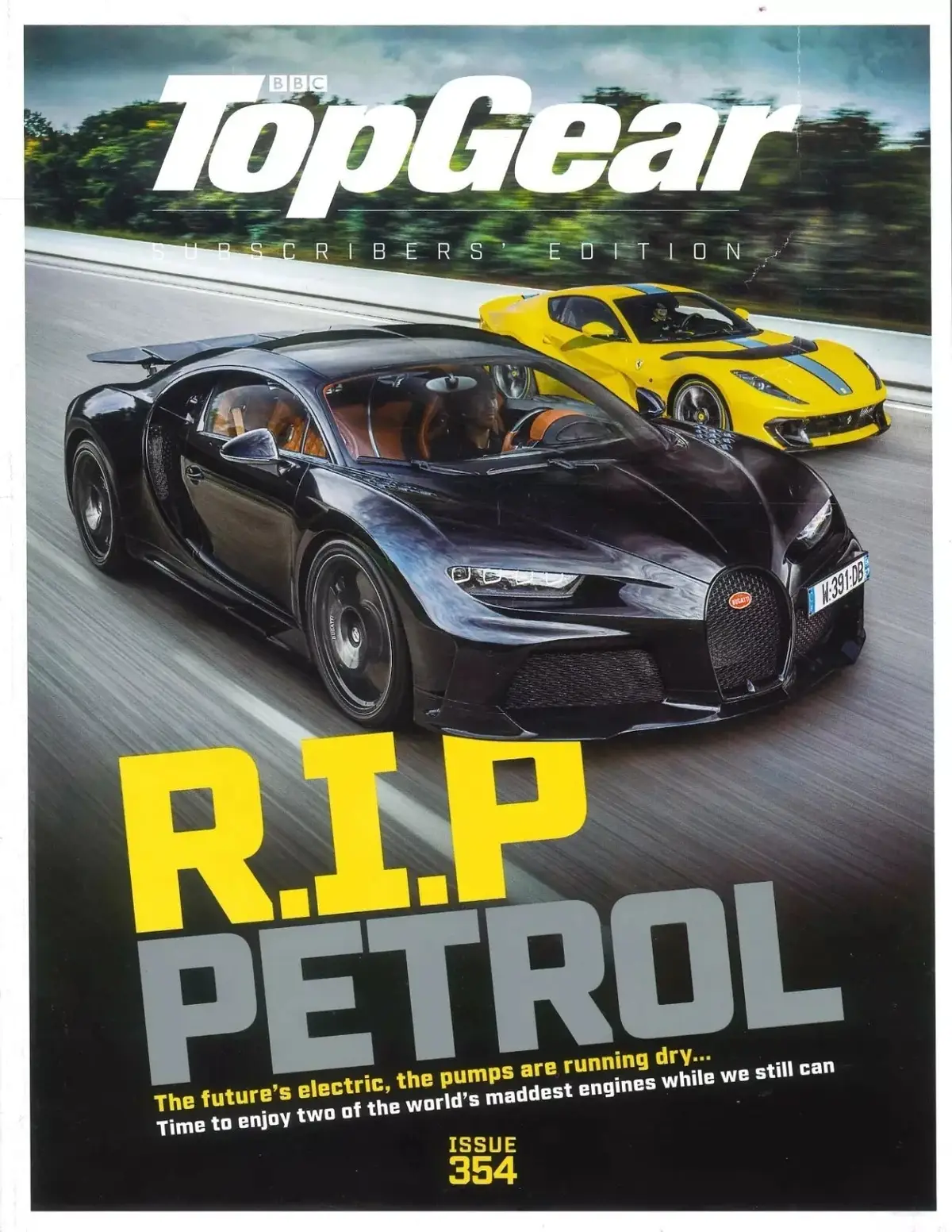 BBC Top Gear Magazine: Issue #354, Bugatti Chiron Sport, Ferrari 812, Dec 2021