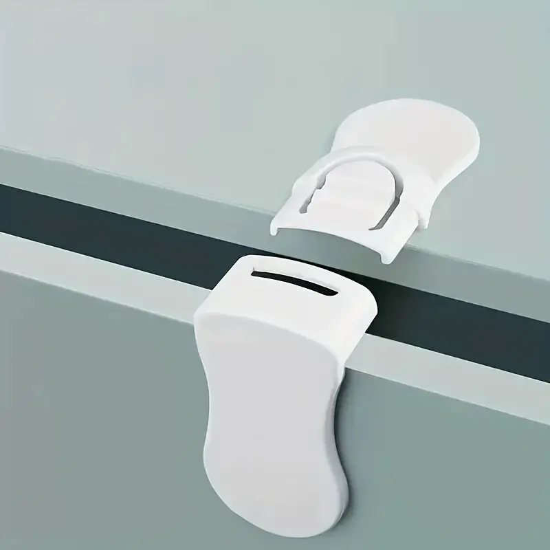 2x Child Kid Baby Safety Right Angle Drawer Fridge Cabinet Lock Catch Door Safe - image 3 | Free standard UK delivery included | Discount Quality Products