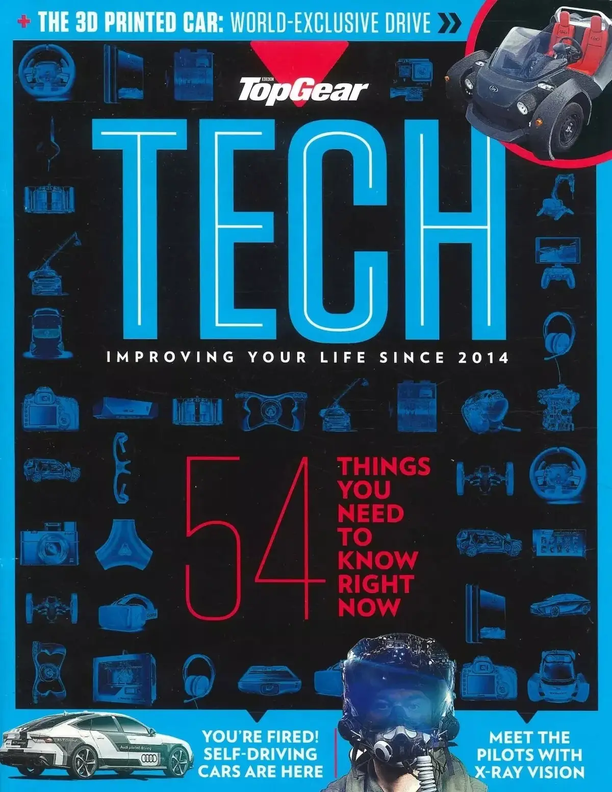 BBC Top Gear Magazine Supplement: Tech, Self-Driving Cars, X-Ray Vision Pilots