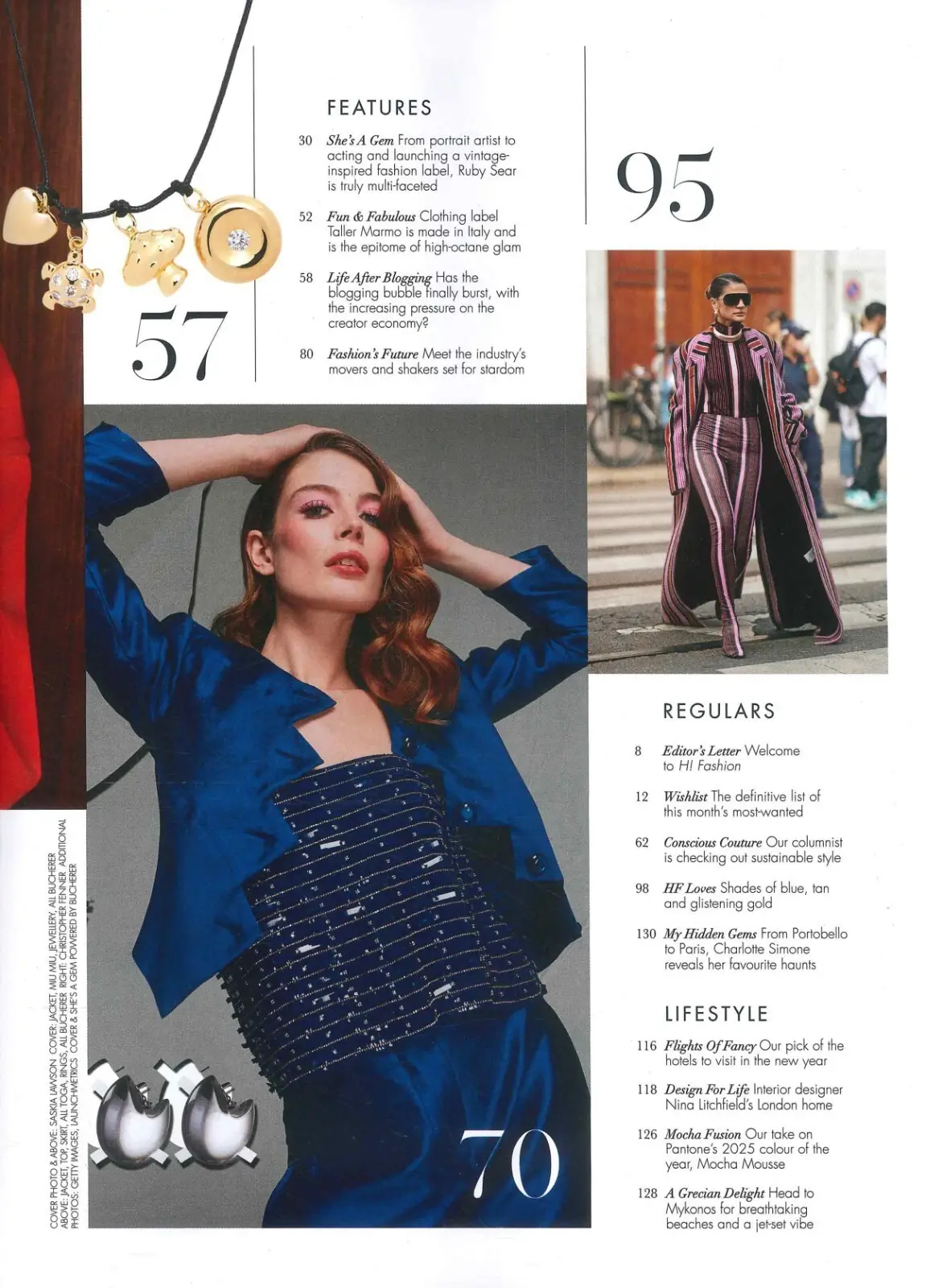 HELLO! Fashion Magazine: Ruby Sear, Huda Kattan, Spring Trends, Feb/March 2025 - image 3 | Free standard UK delivery included | Discount Quality Products