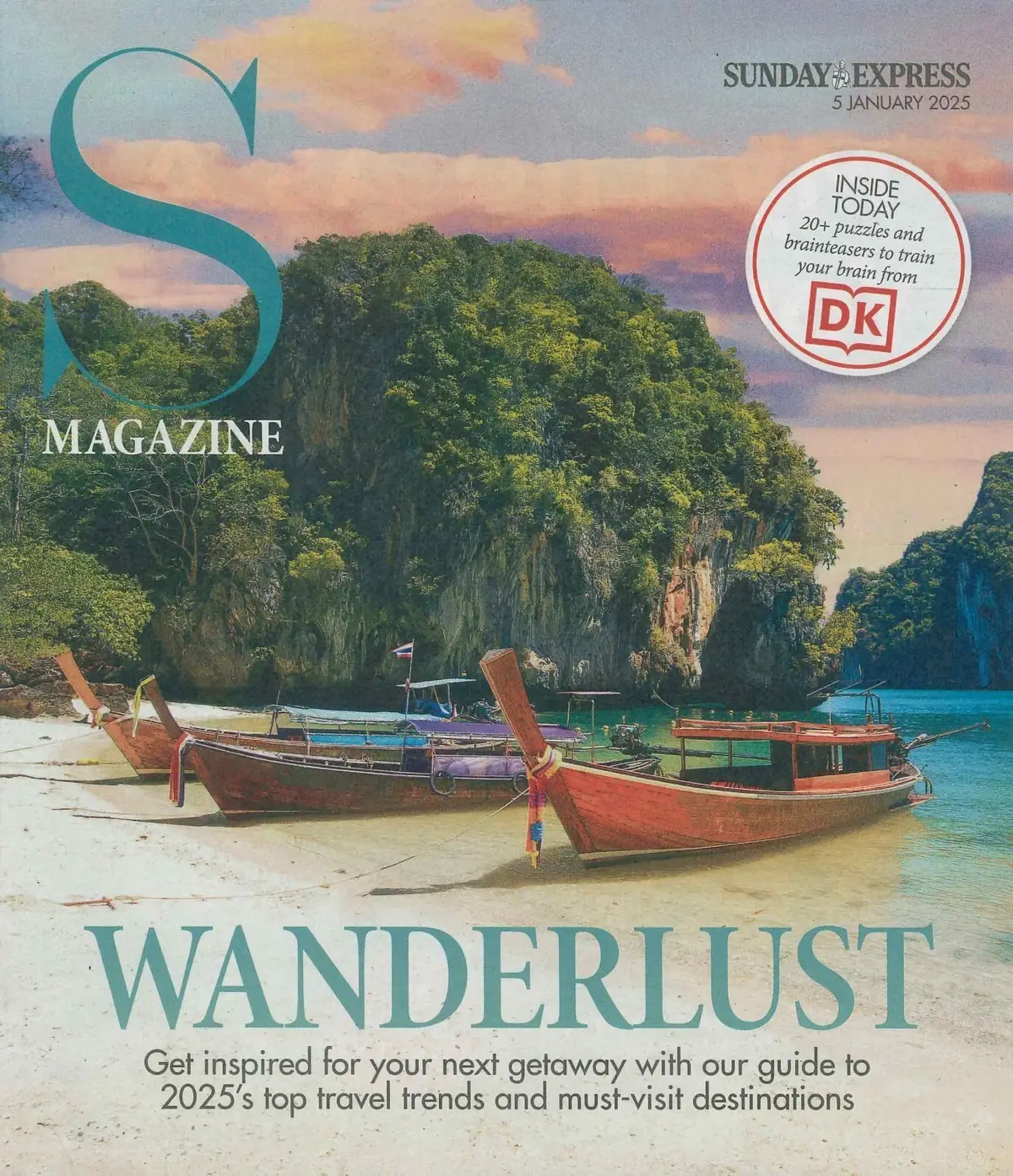 Sunday Express Magazine: Princess Kate, Prince William, Travel Special, 5.1.25