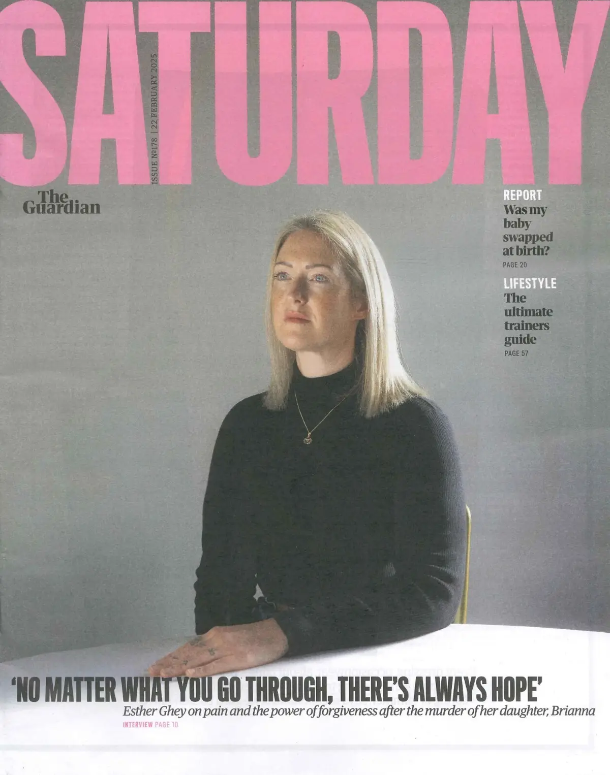 Guardian Saturday Magazine: Esther Ghey, Rosalind Eleazar, Bong Joon-ho, 22.2.25